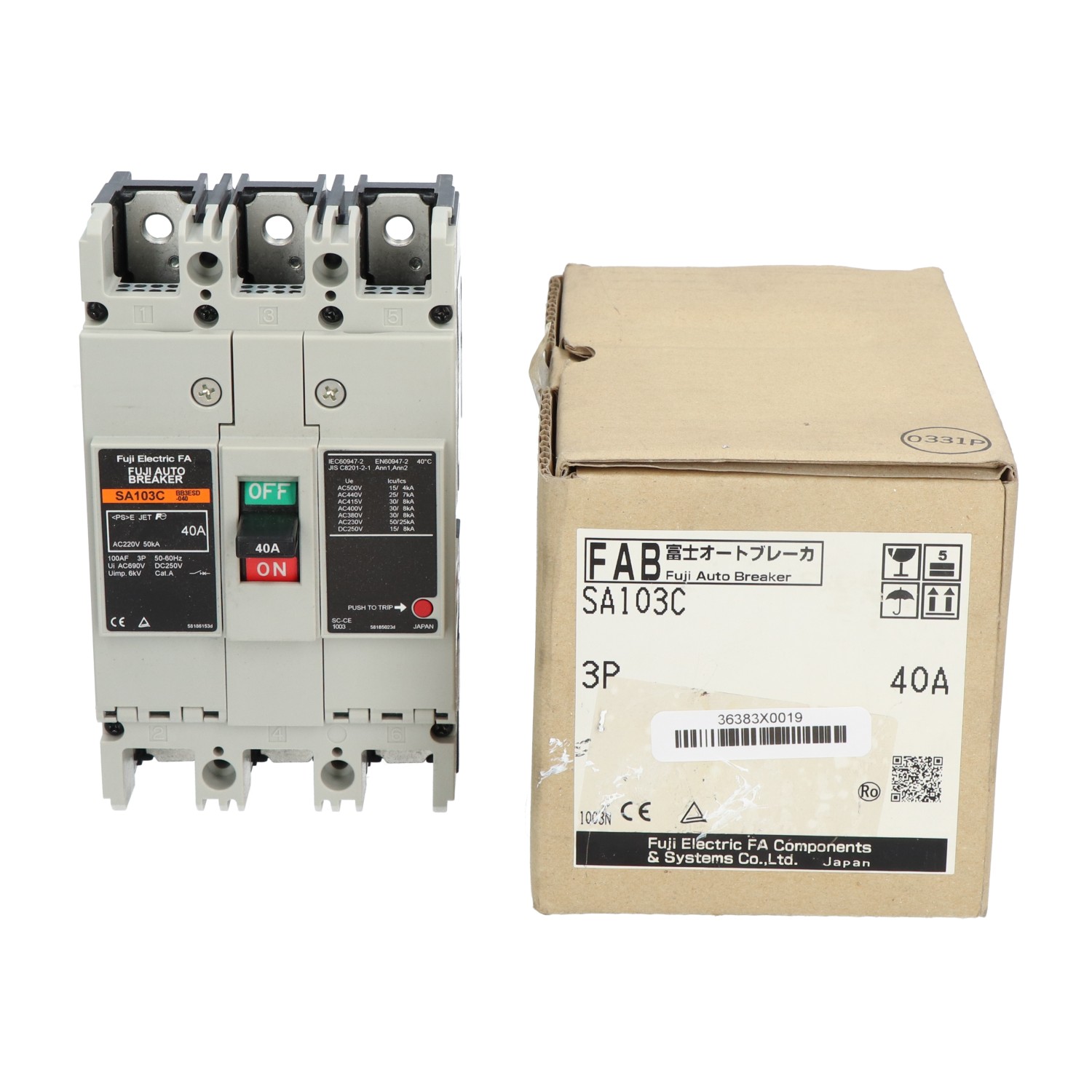 Fuji Electric SA103C Auto Breaker 40A New NFP