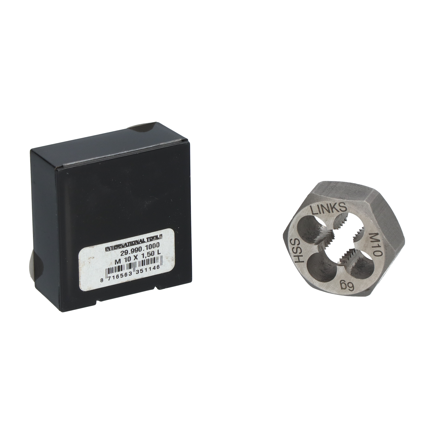 International Tools 29.990.1000 Cutting Nut HSS M 10 x 1.50 Links New NFP