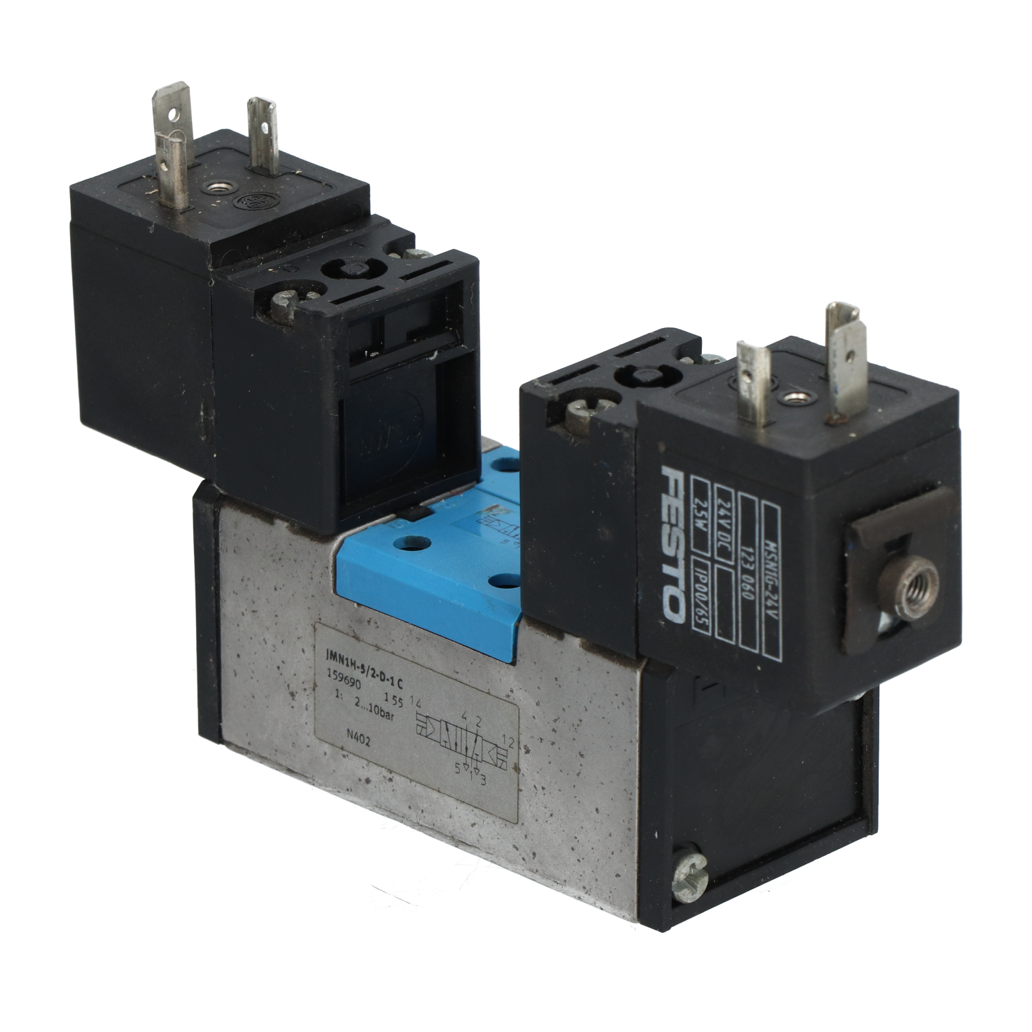 Festo JMN1H-5/2-D-1C Solenoid Valve New NMP