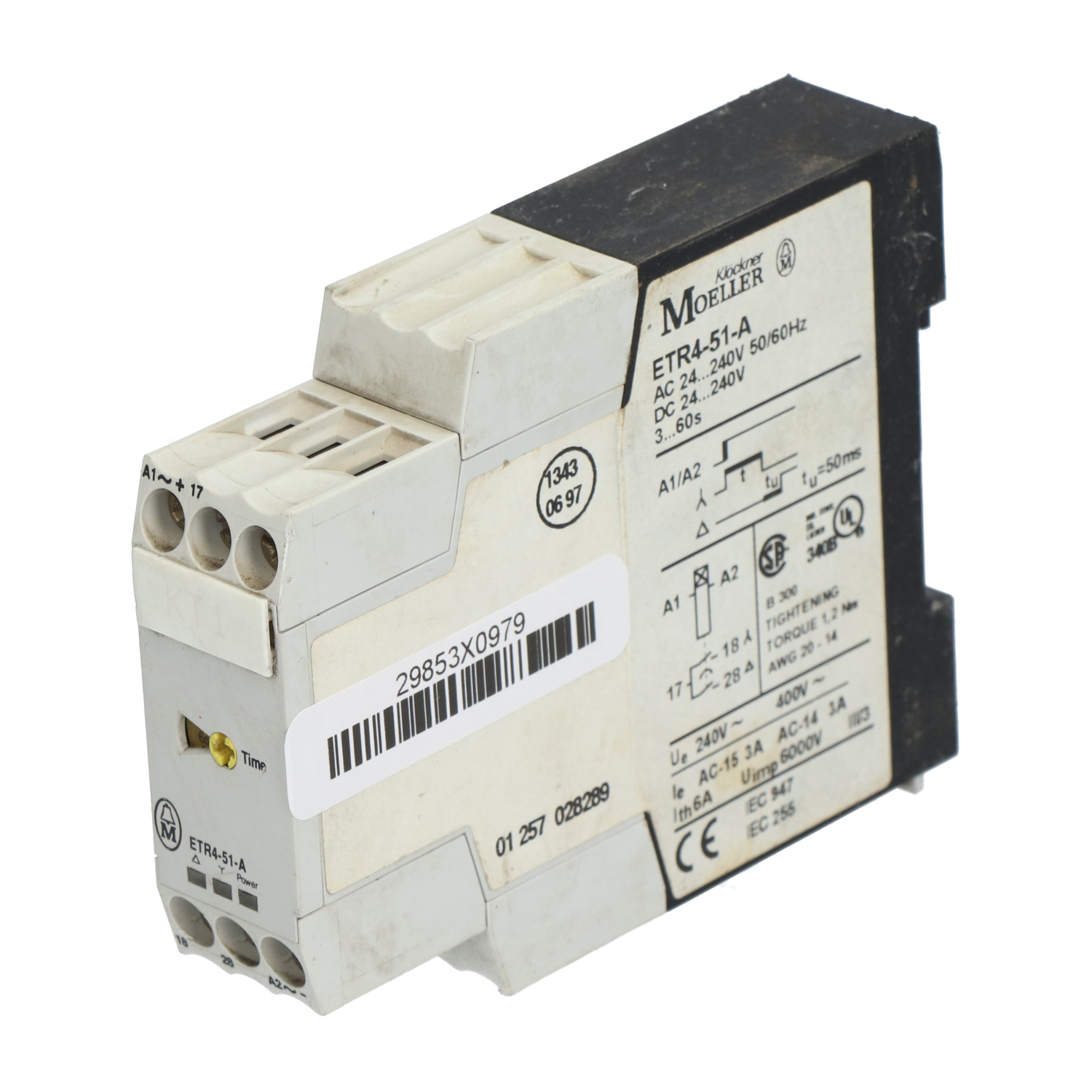 Klockner Moeller ETR4-51-A Timing Relay New NMP