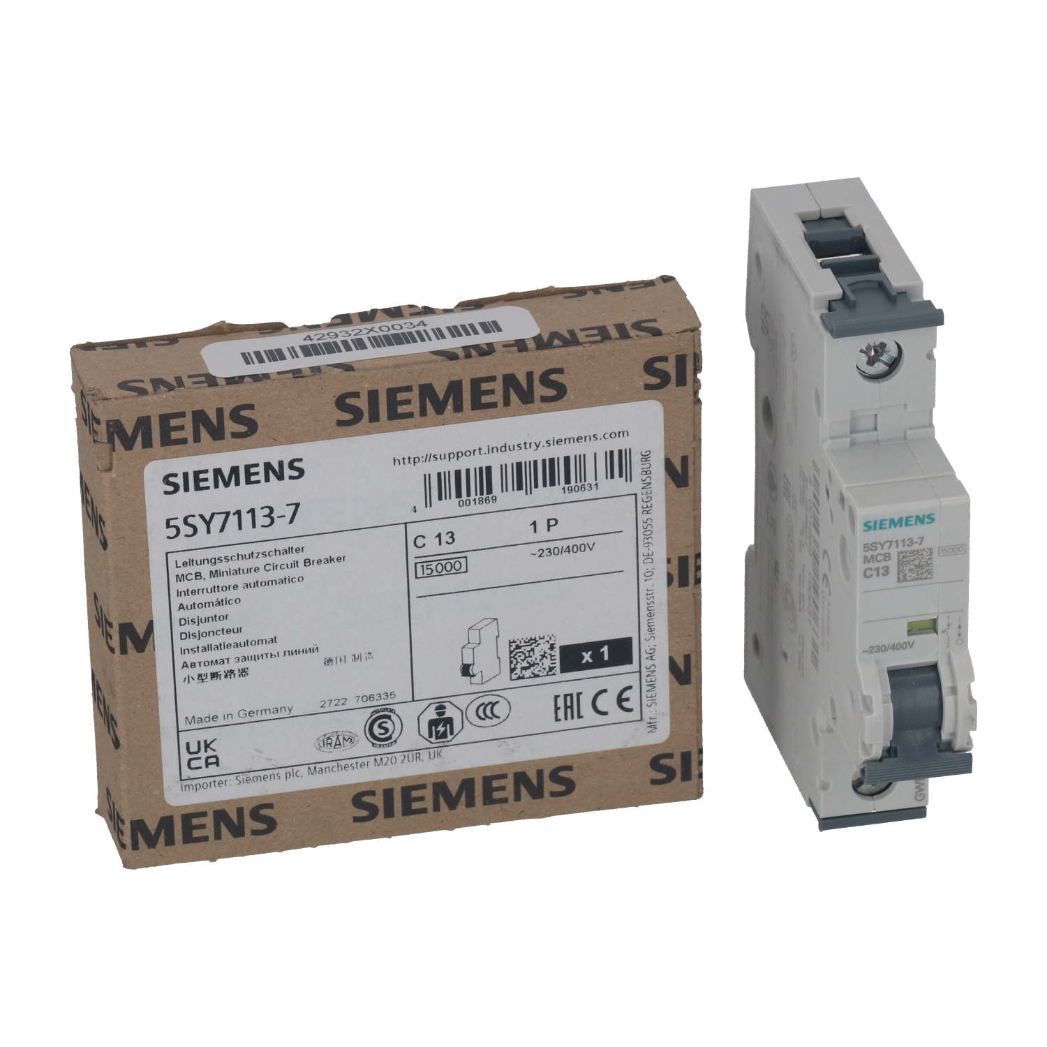 Siemens 5SY7113-7 New NFP