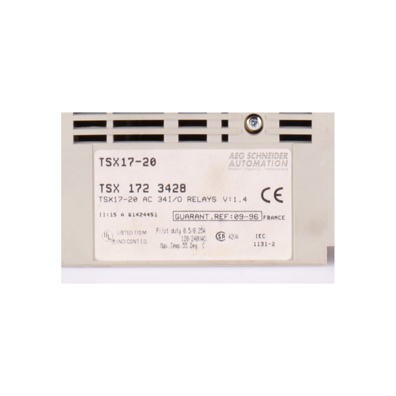 Module Schneider Electric TSX1723428 - Occasion Fonctionnel - Pour Automates / Contrôle Industriel