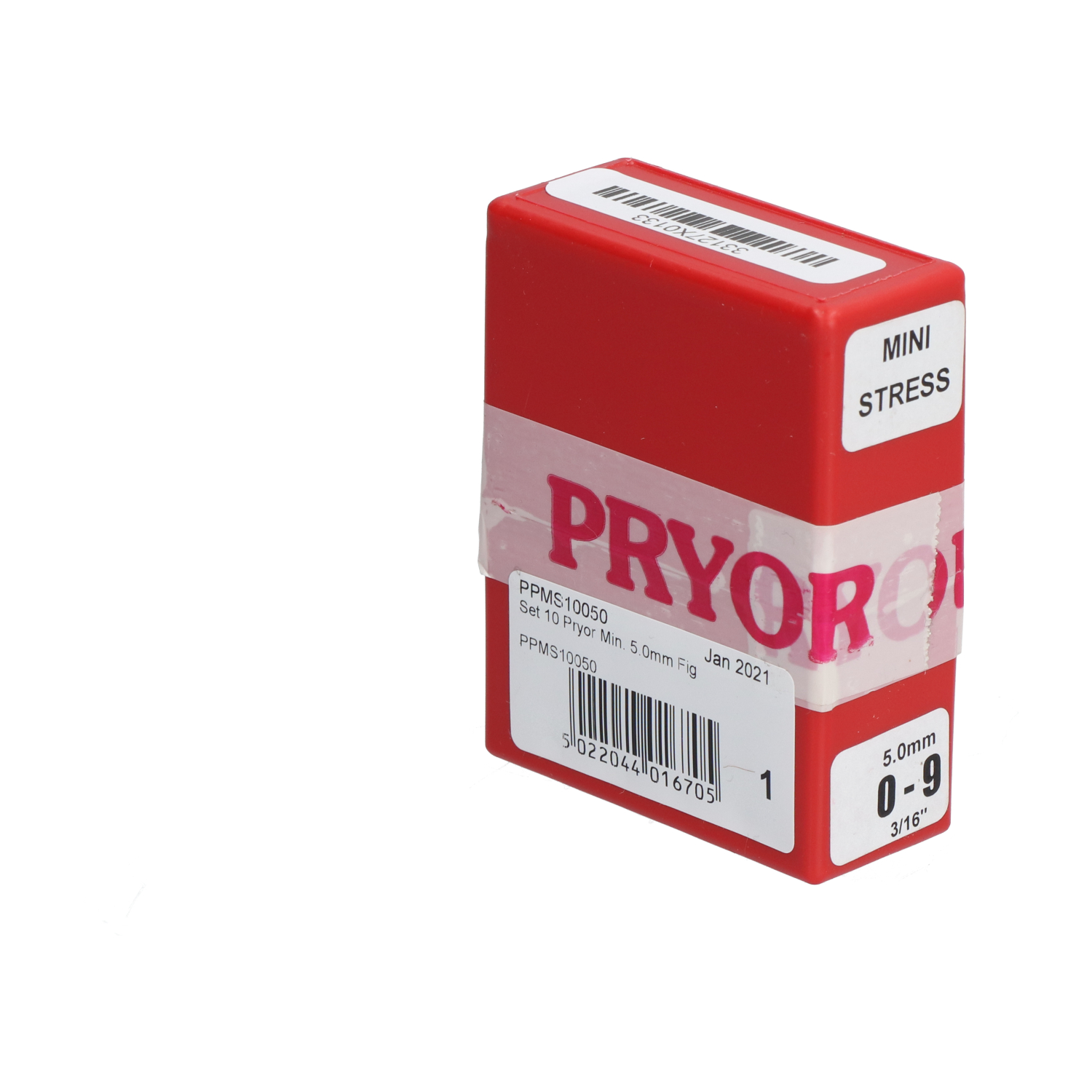 Pryor PPMS10050 Number Punch Set 0-9 New NFP Sealed (10pcs)