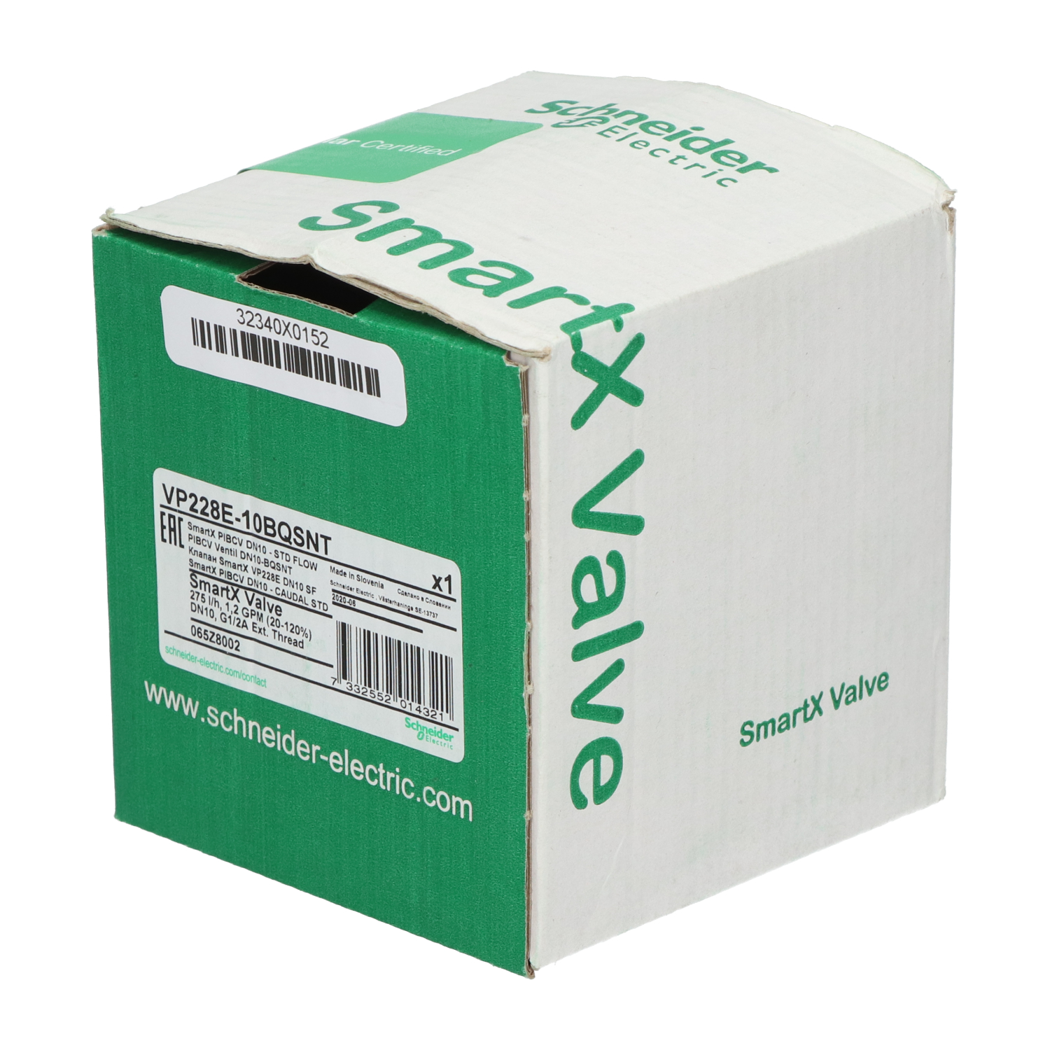 Schneider Electric VP228E-10BQSNT SmartX Valve New NFP