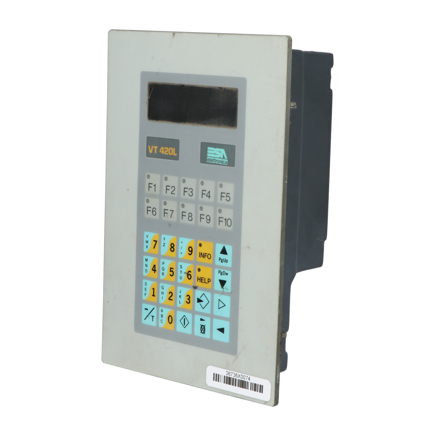 ESA Elettronica VT420L1SF000 Operator Panel Used UMP