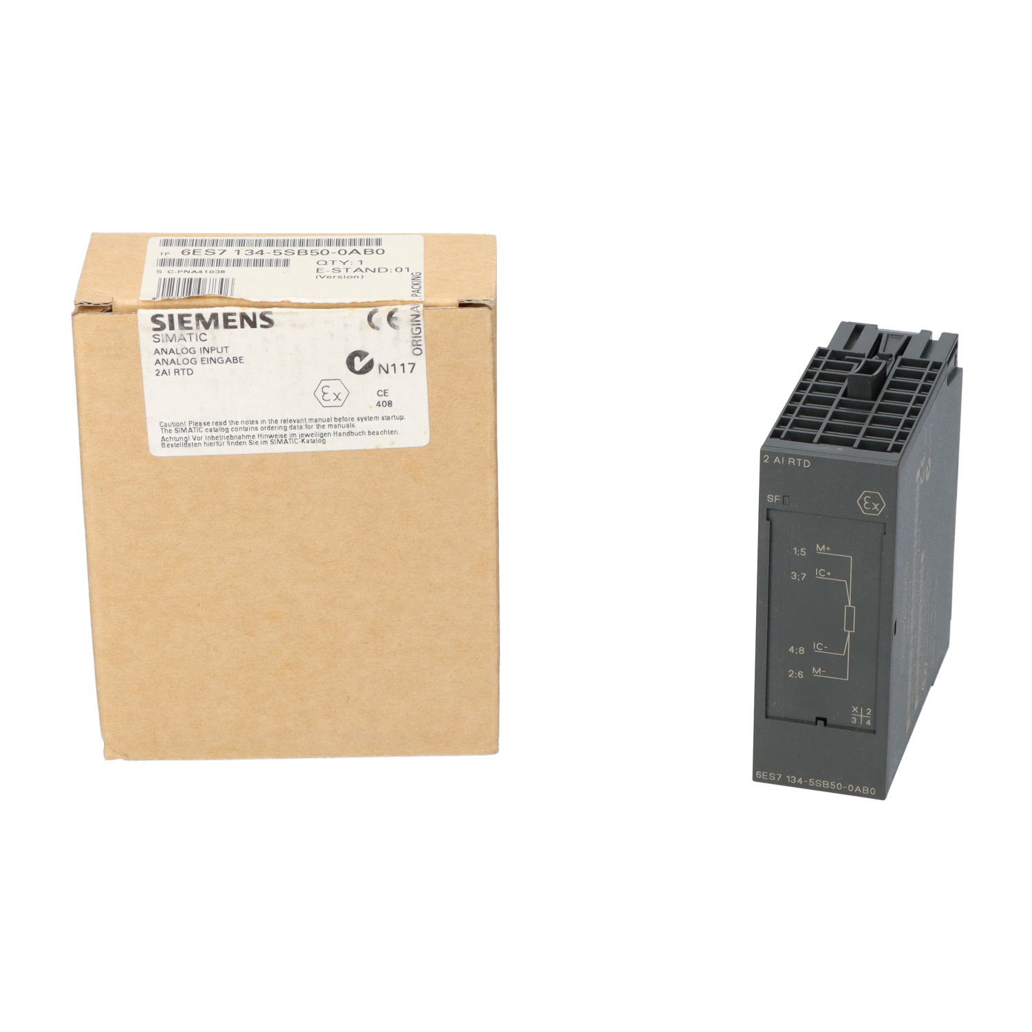 Siemens 6ES7134-5SB50-0AB0 SIMATIC DP Analog Input Module New NFP