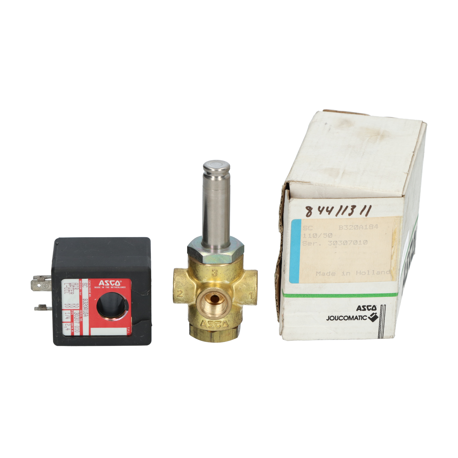 Asco B320A184 Solenoid Valve New NFP