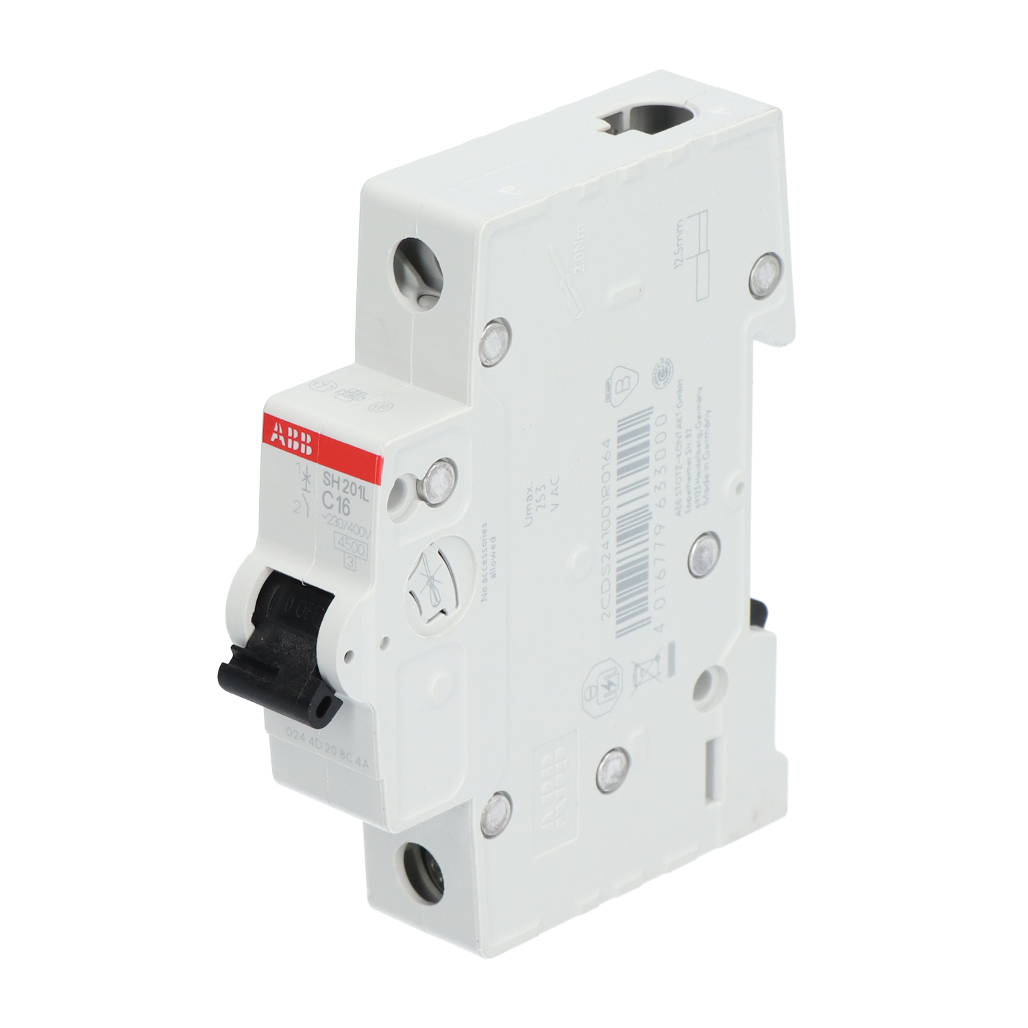 ABB 2CDS241001R0164 Miniature Circuit Breaker 1P New NMP