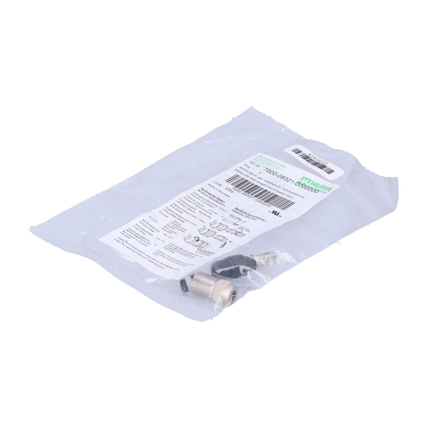 Murr Elektronik 7000-08321-0000000 New NFP Sealed