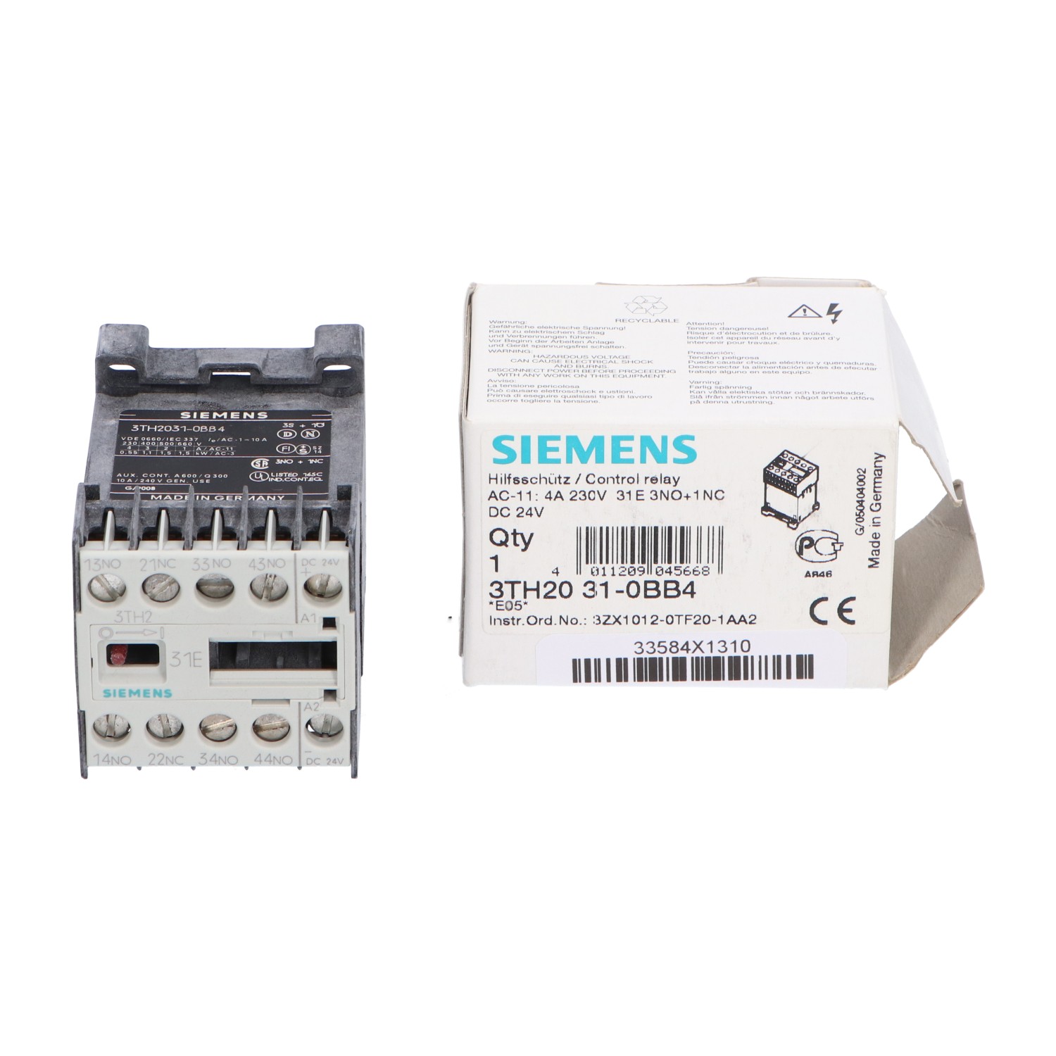 Siemens 3TH2031-0BB4 New NFP
