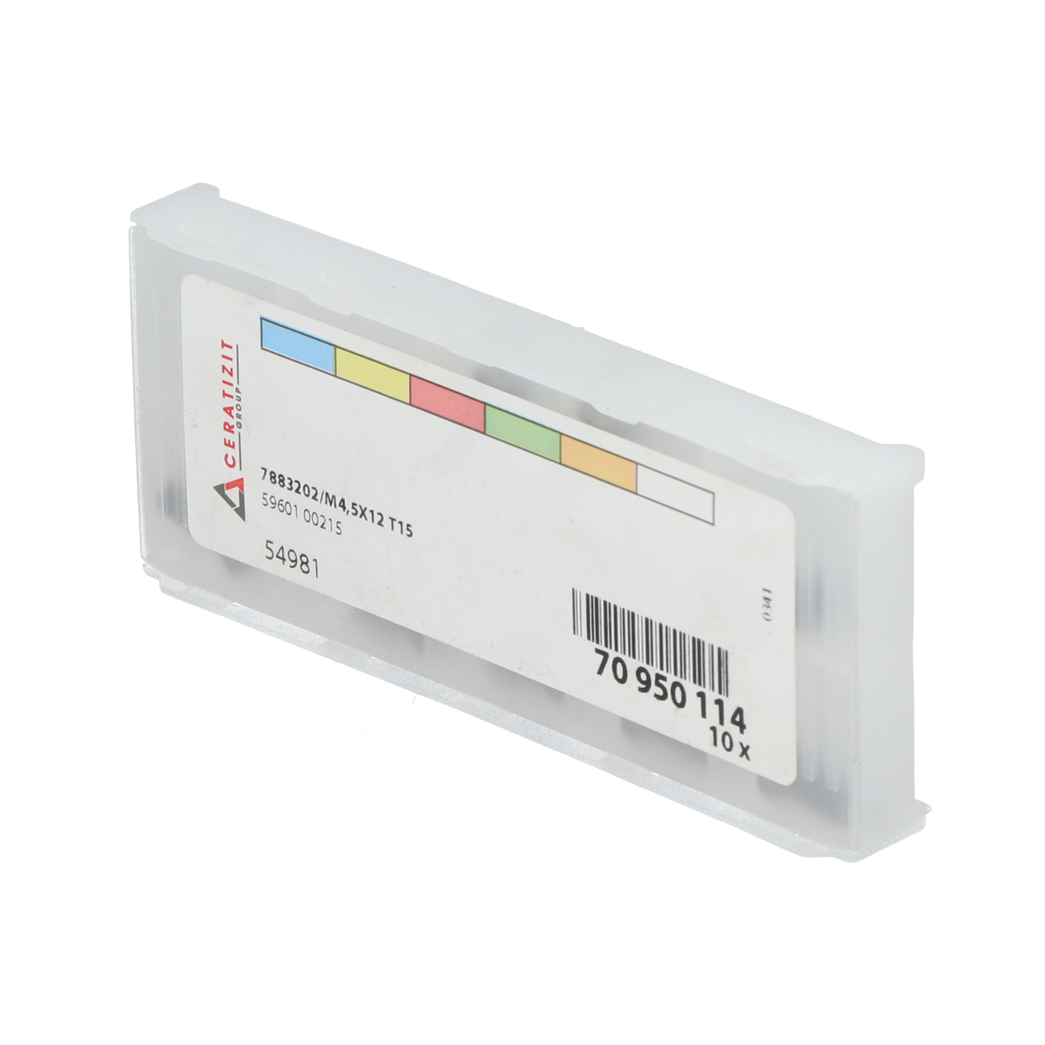 Ceratizit 7883202/M4,5X12T15 Inserts New NFP (10pcs)