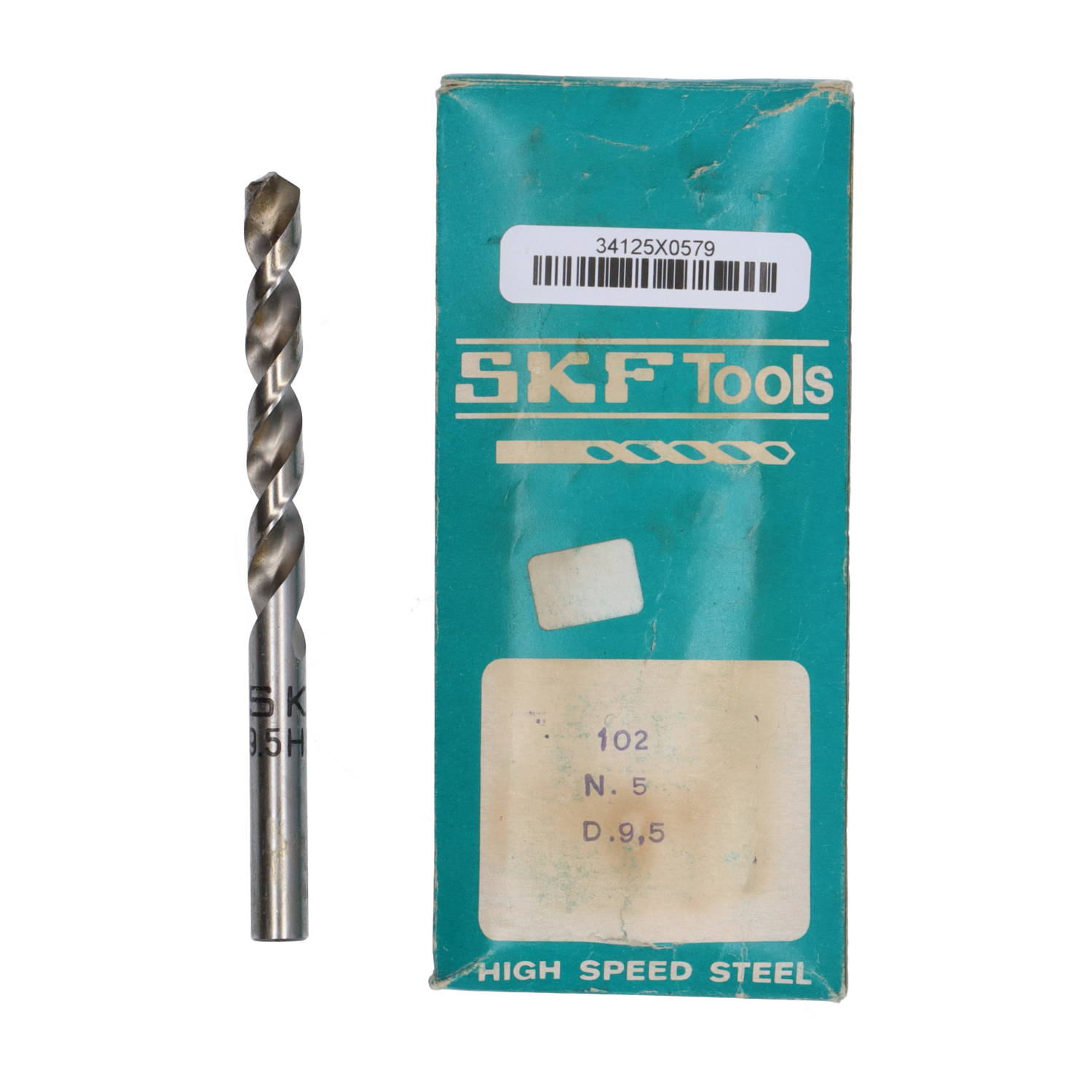 SKF 1029.50 Spiral Drill 9.50 mm New NFP (5pcs)