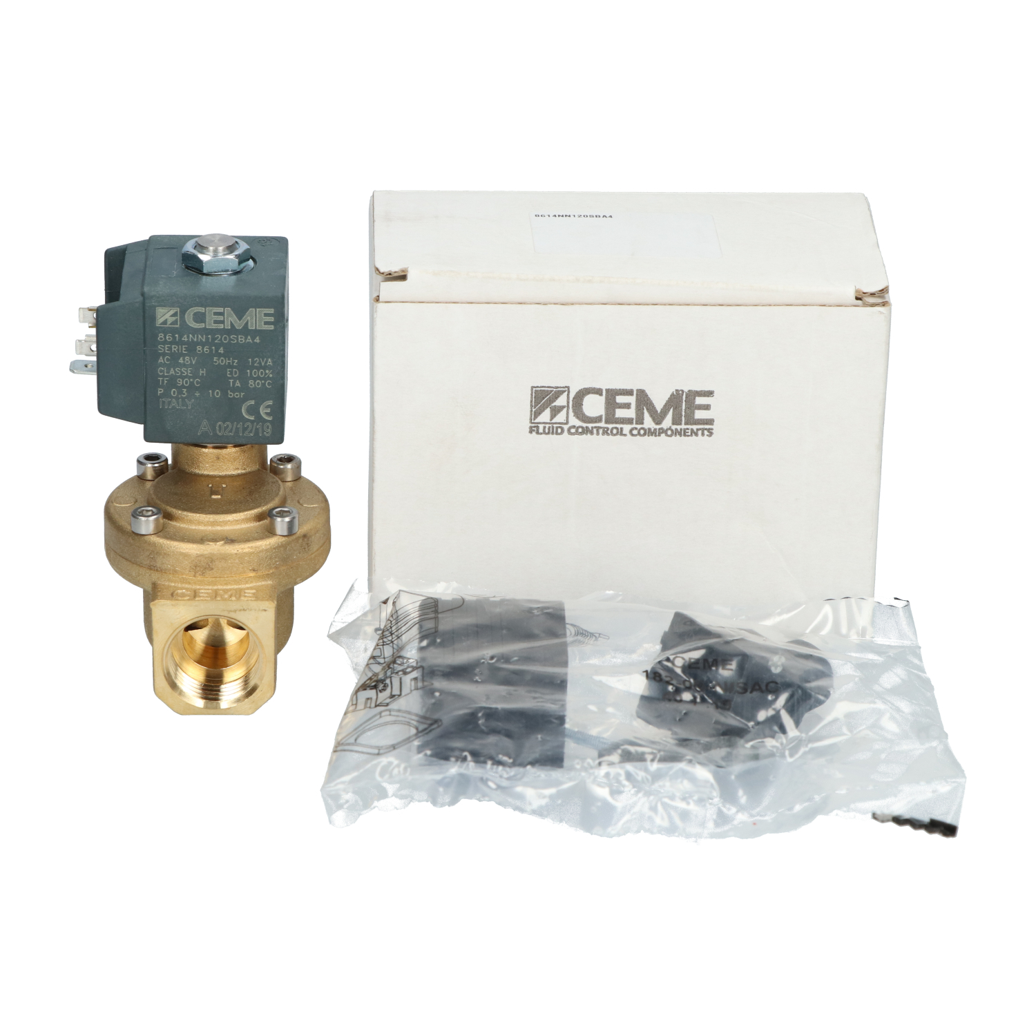 Ceme 8614NN120SBA4 Solenoid Valve Serie 8614 New NFP