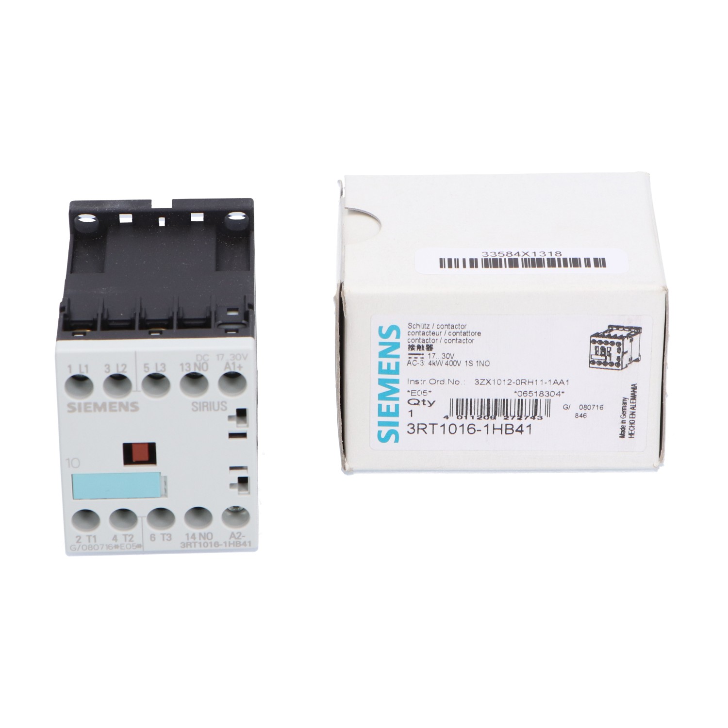 Siemens 3RT1016-1HB41 New NFP