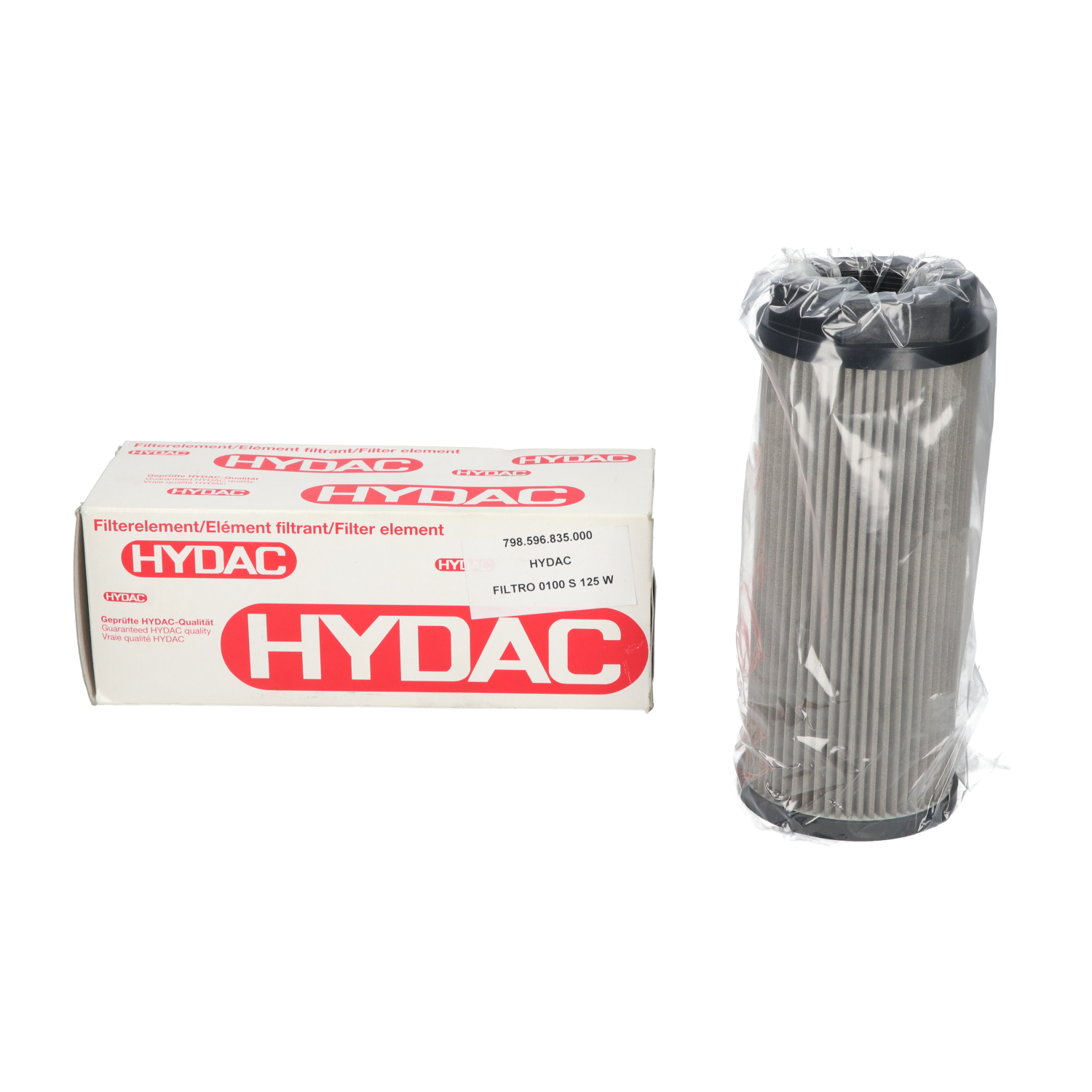 Hydac 0100S125WR/AHD Hydraulic Filter New NFP Sealed