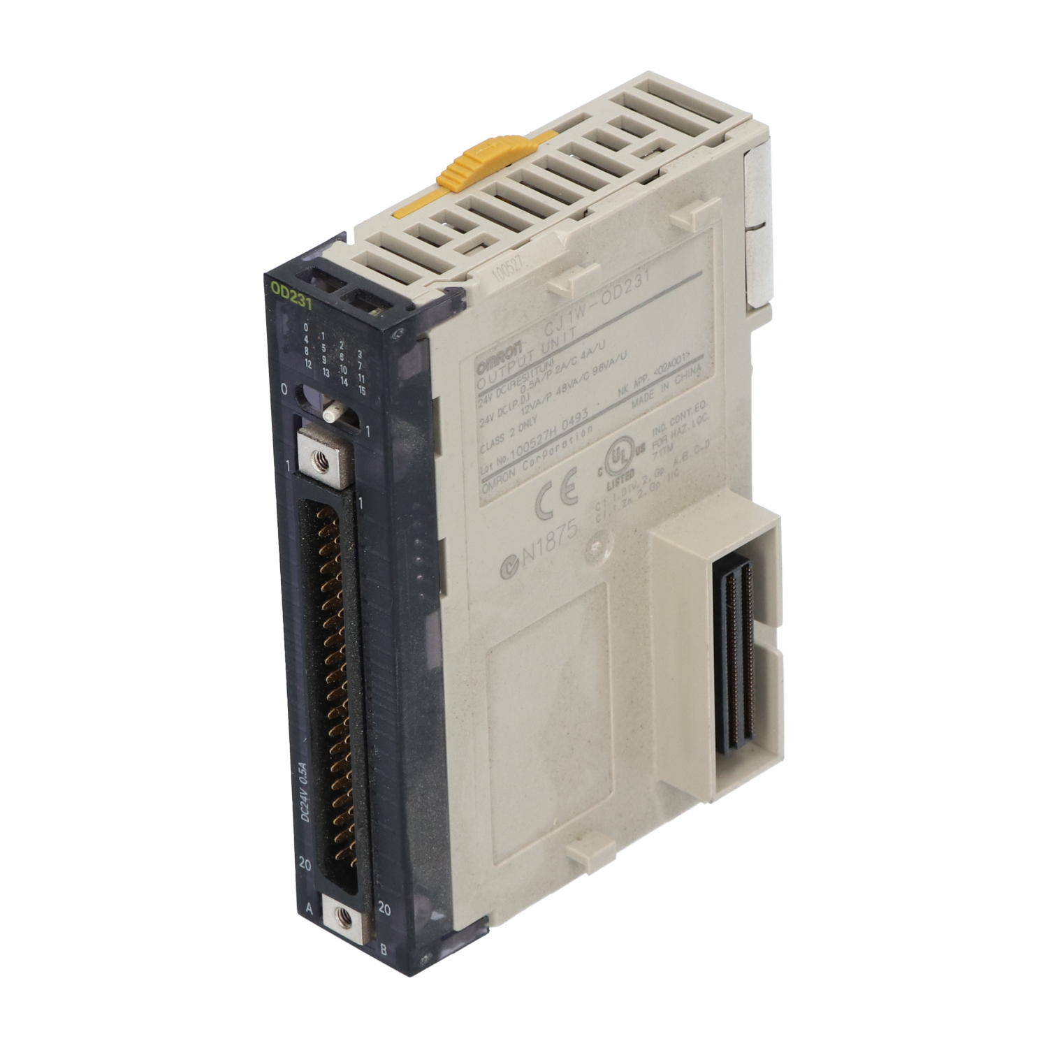 Omron CJ1W-OD231 Output Unit Used UMP