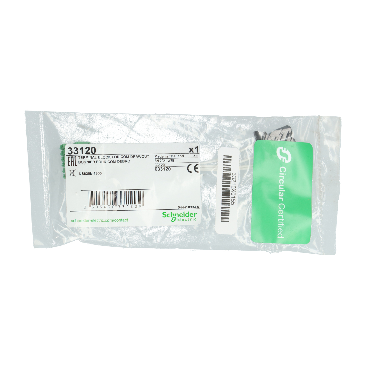 Schneider Electric 33120 Terminal Block New NFP Sealed