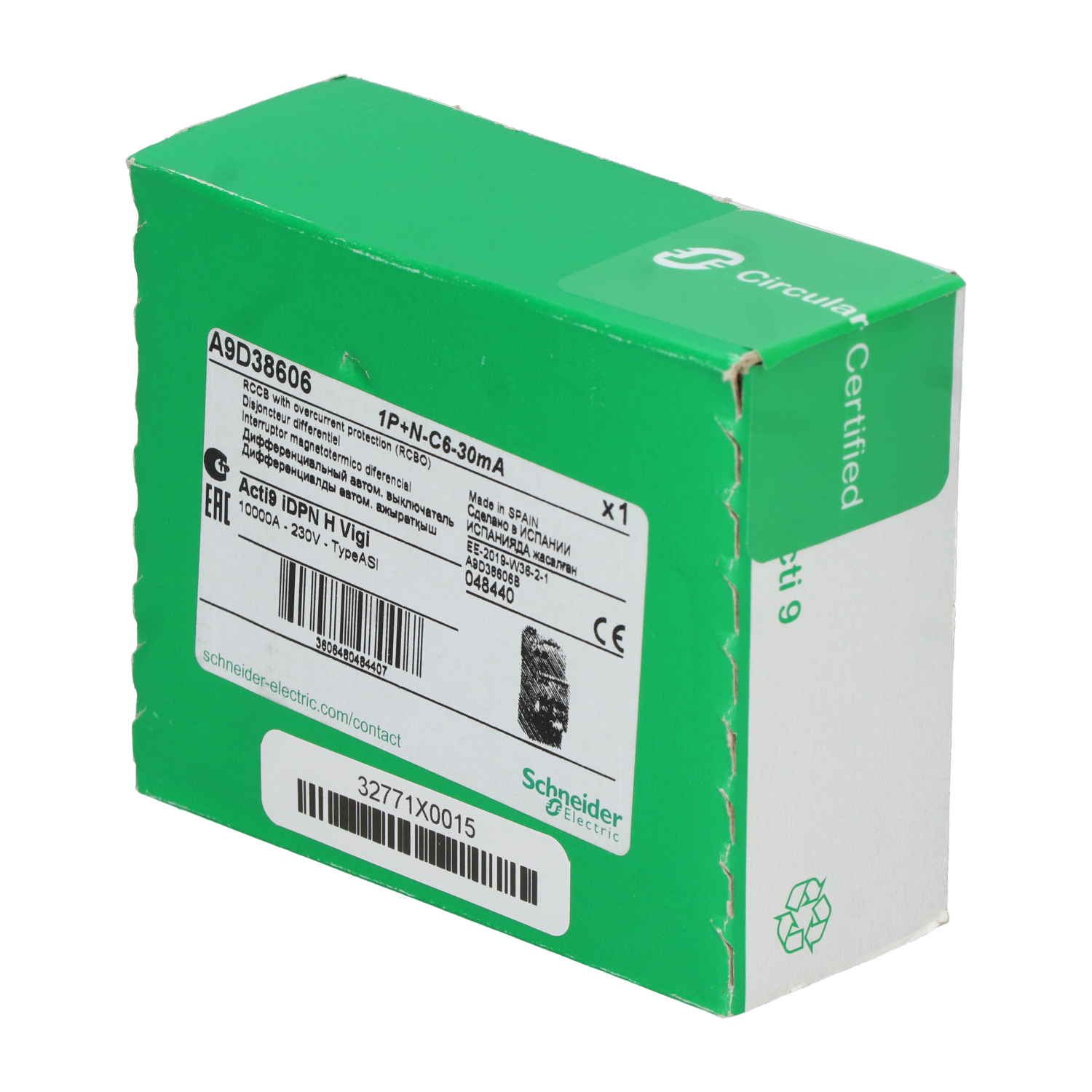 Schneider Electric A9D38606 Residual Current Breaker New NFP Sealed