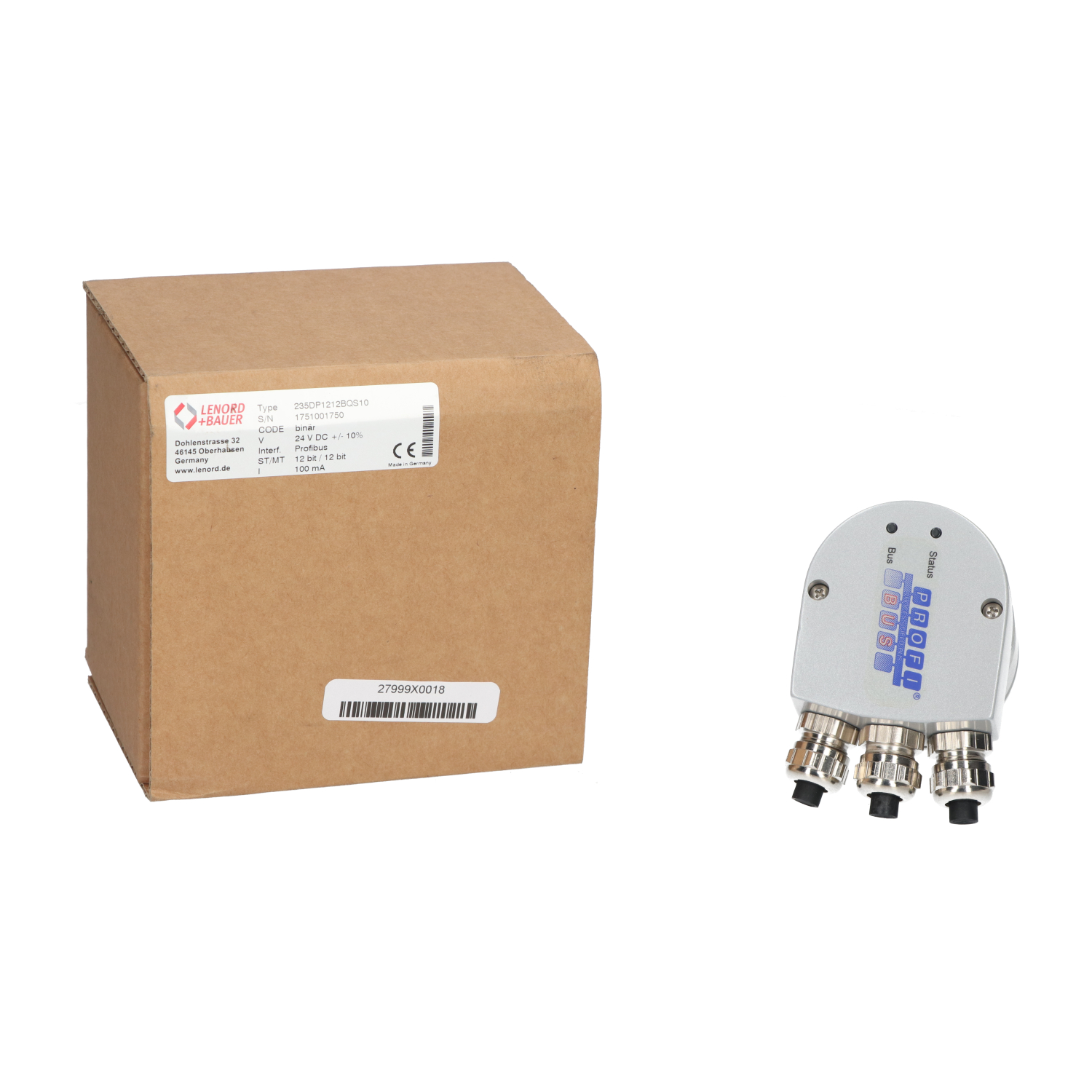 Lenord+Bauer 235DP1212BQS10 Profibus New NFP