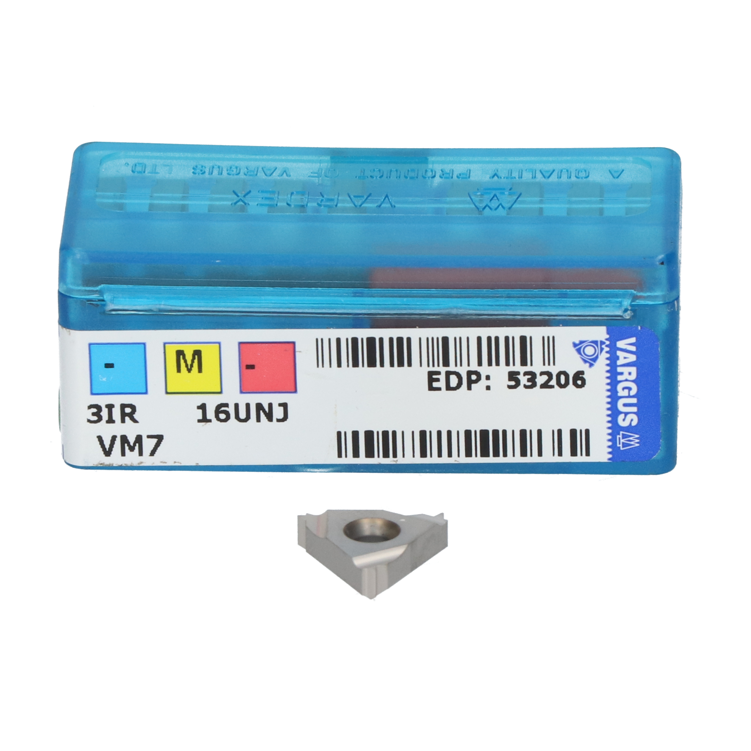 Vargus 3IR16UNJVM7 Carbide Threading Insert New NFP (10pcs)