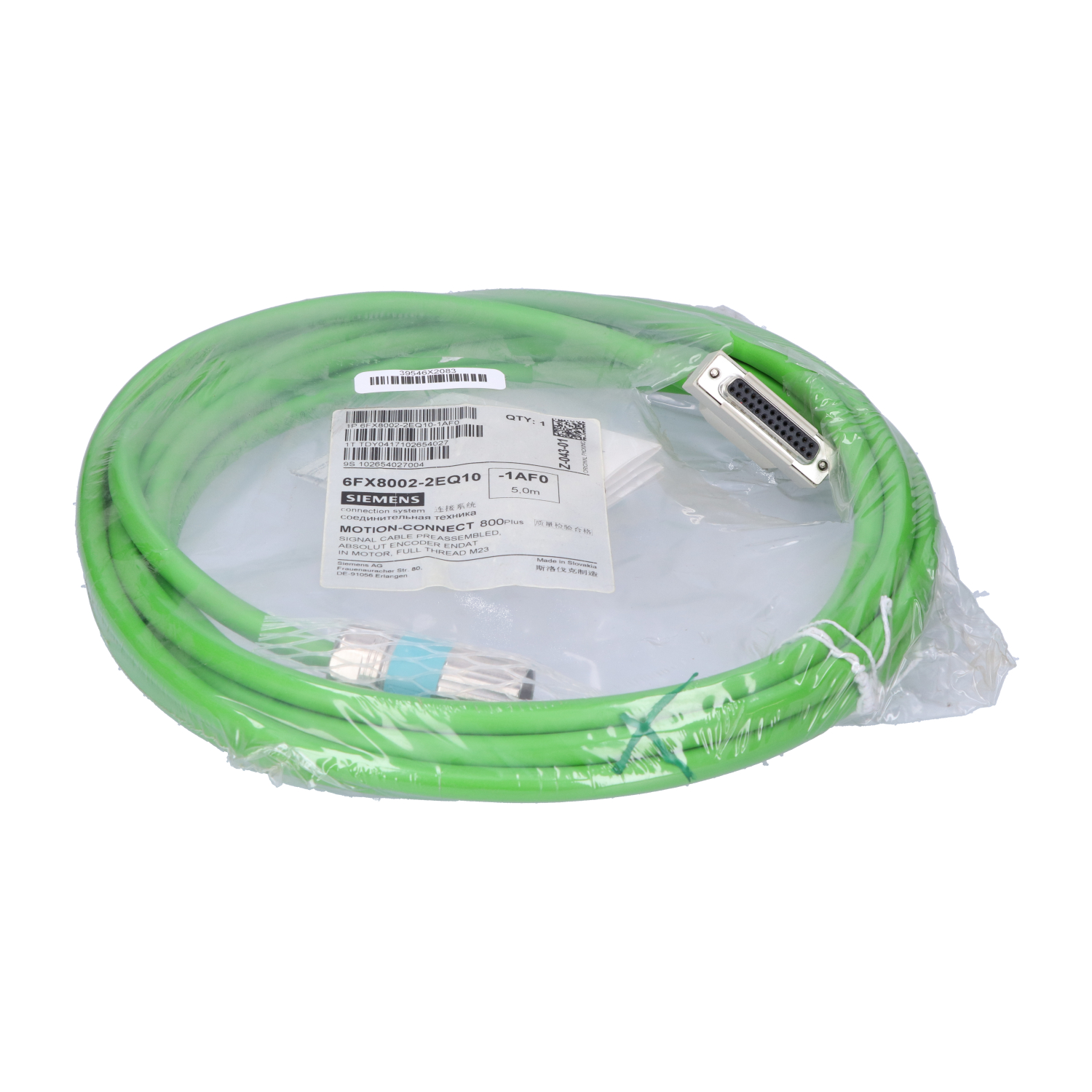 Siemens 6FX8002-2EQ10-1AF0 New NFP Sealed