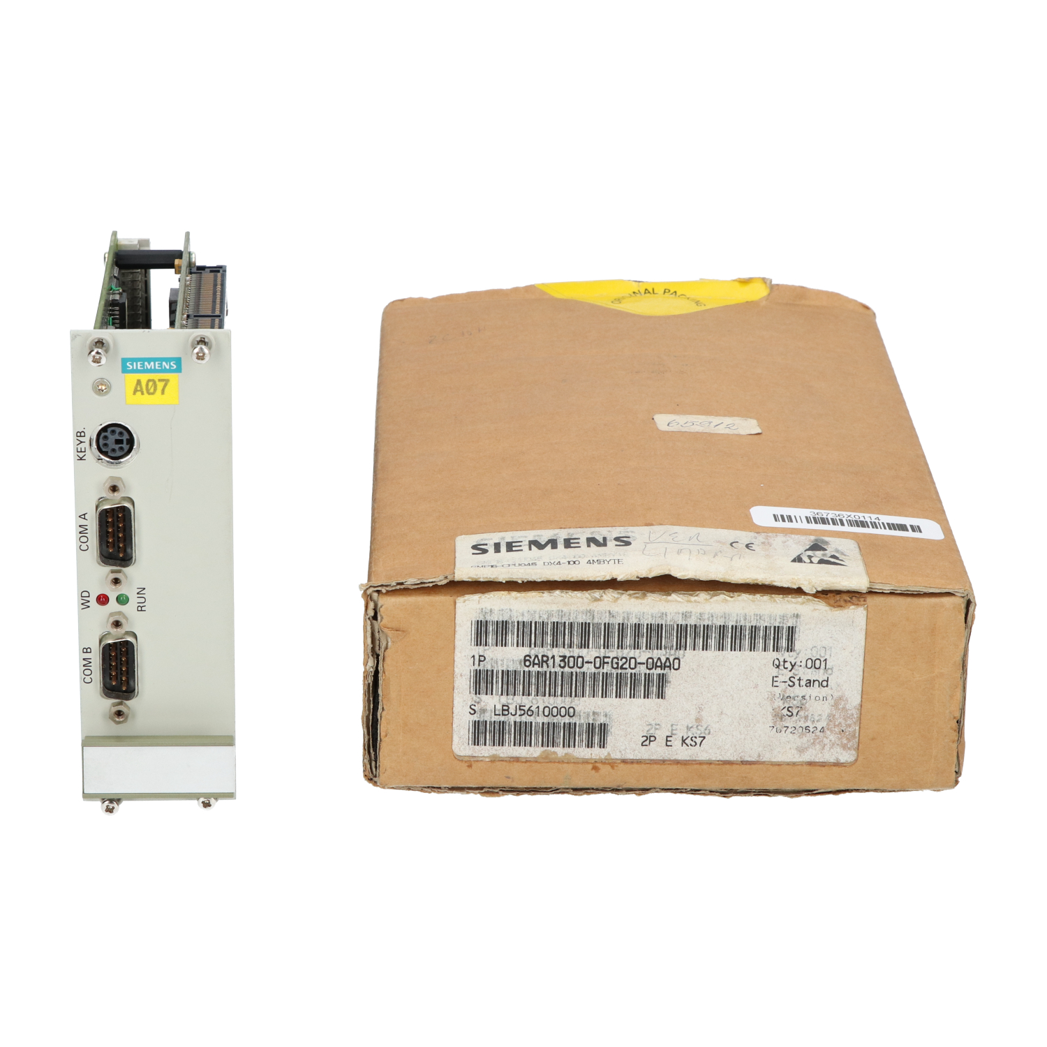 Siemens 6AR1300-0FG20-0AA0 SICOMP SMP16-CPU045 CPU New NFP