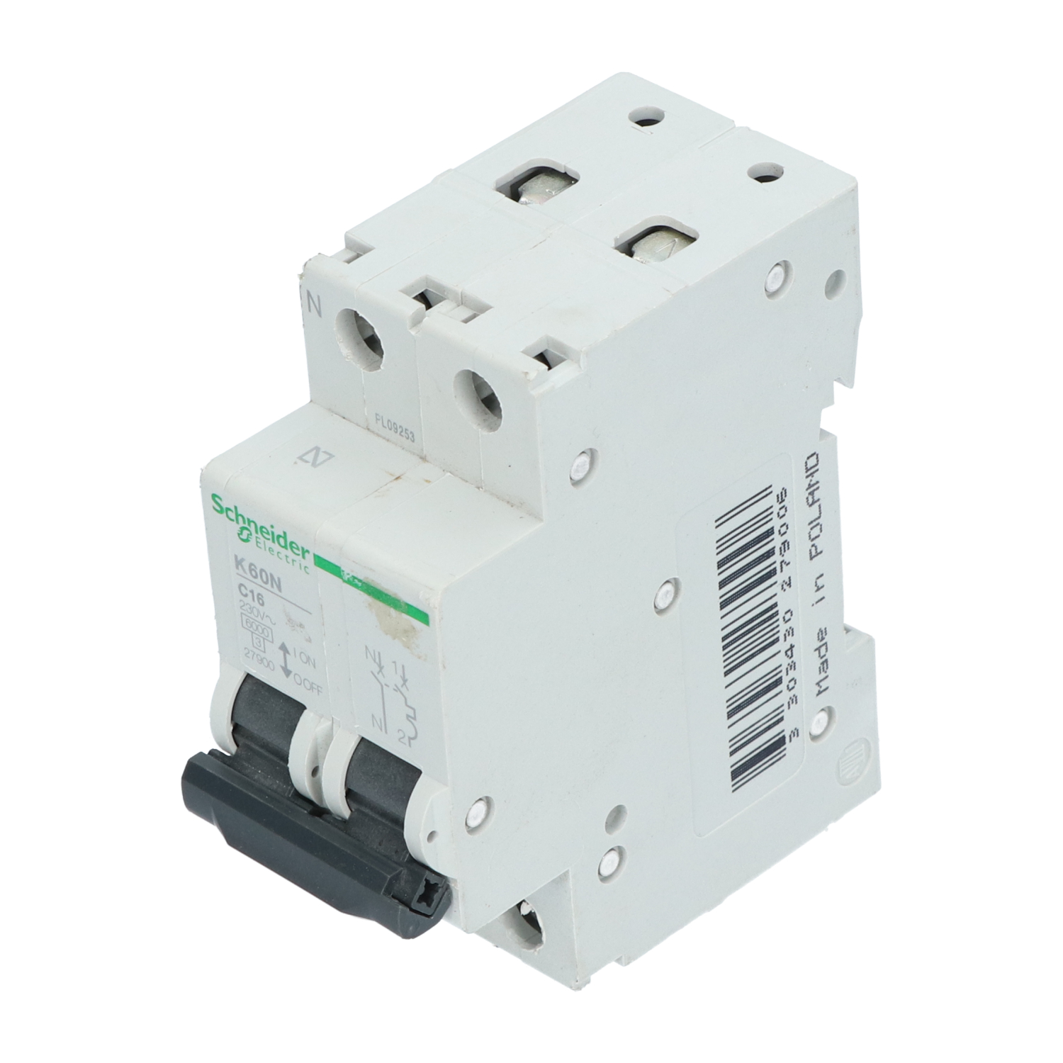 Schneider Electric 27900 Acti9 Miniature Circuit Breaker 2P Used UMP