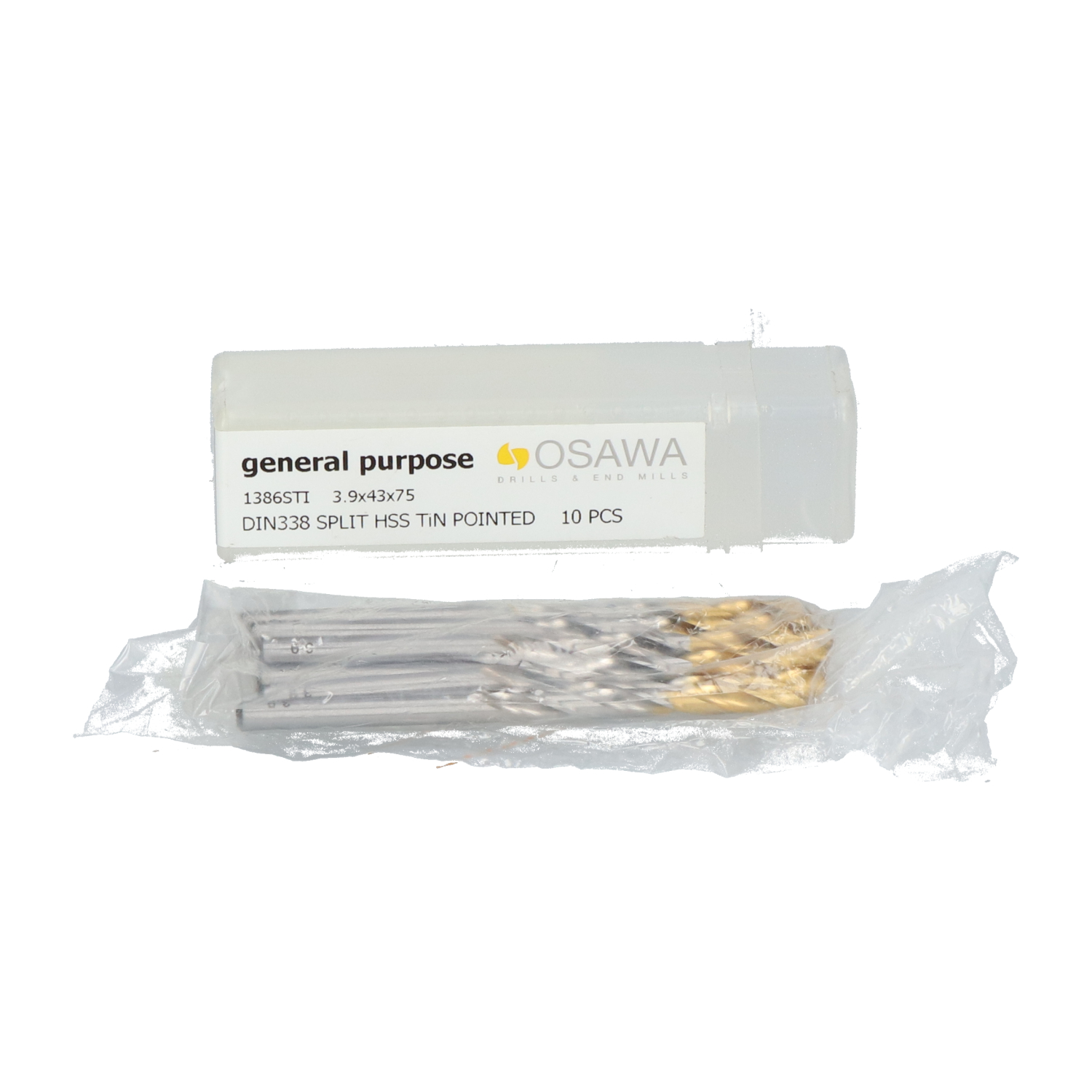Osawa 1386STI0390 Drills New NFP (10pcs)