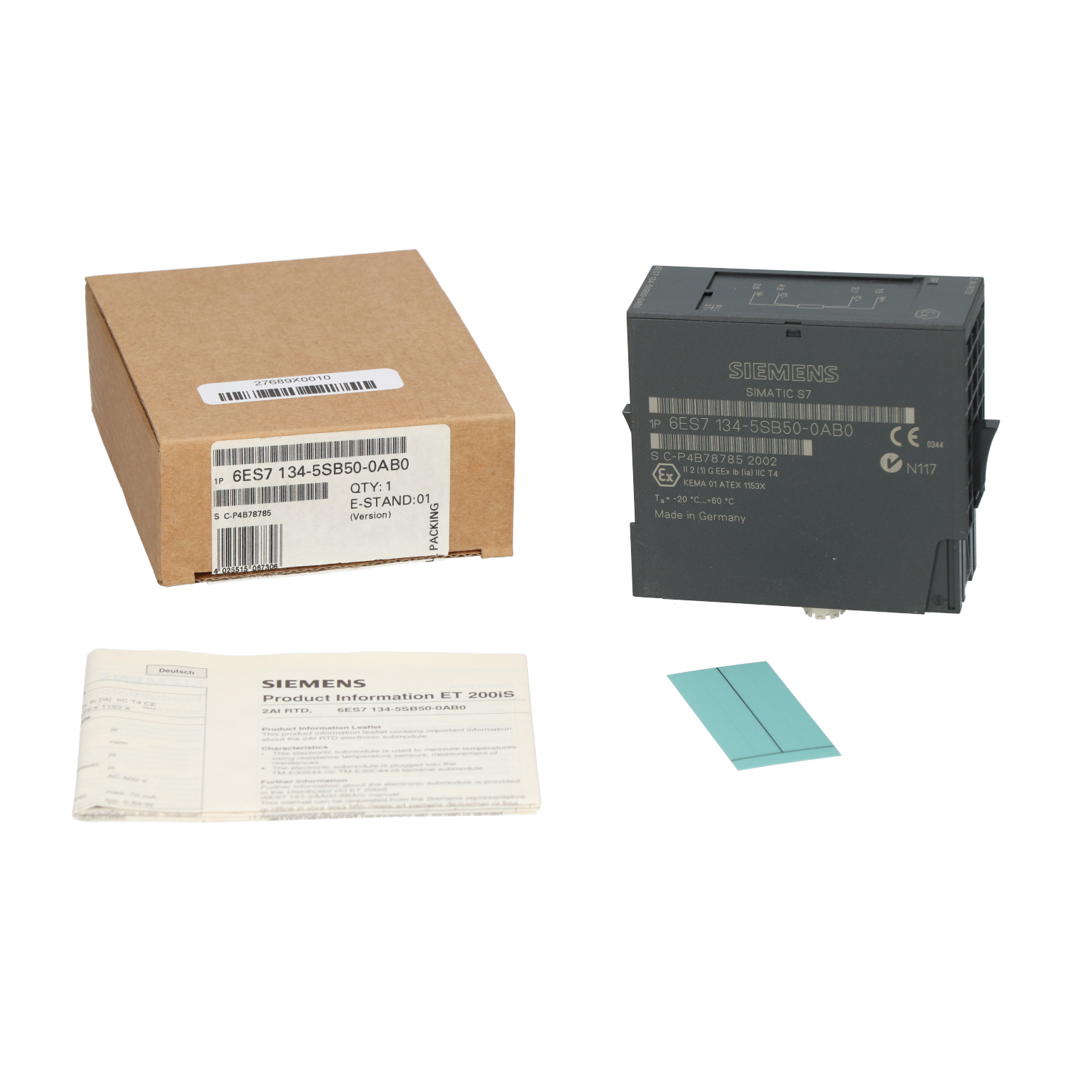 Siemens 6ES7134-5SB50-0AB0 Electronic Module Simatic S7 New NFP Sealed