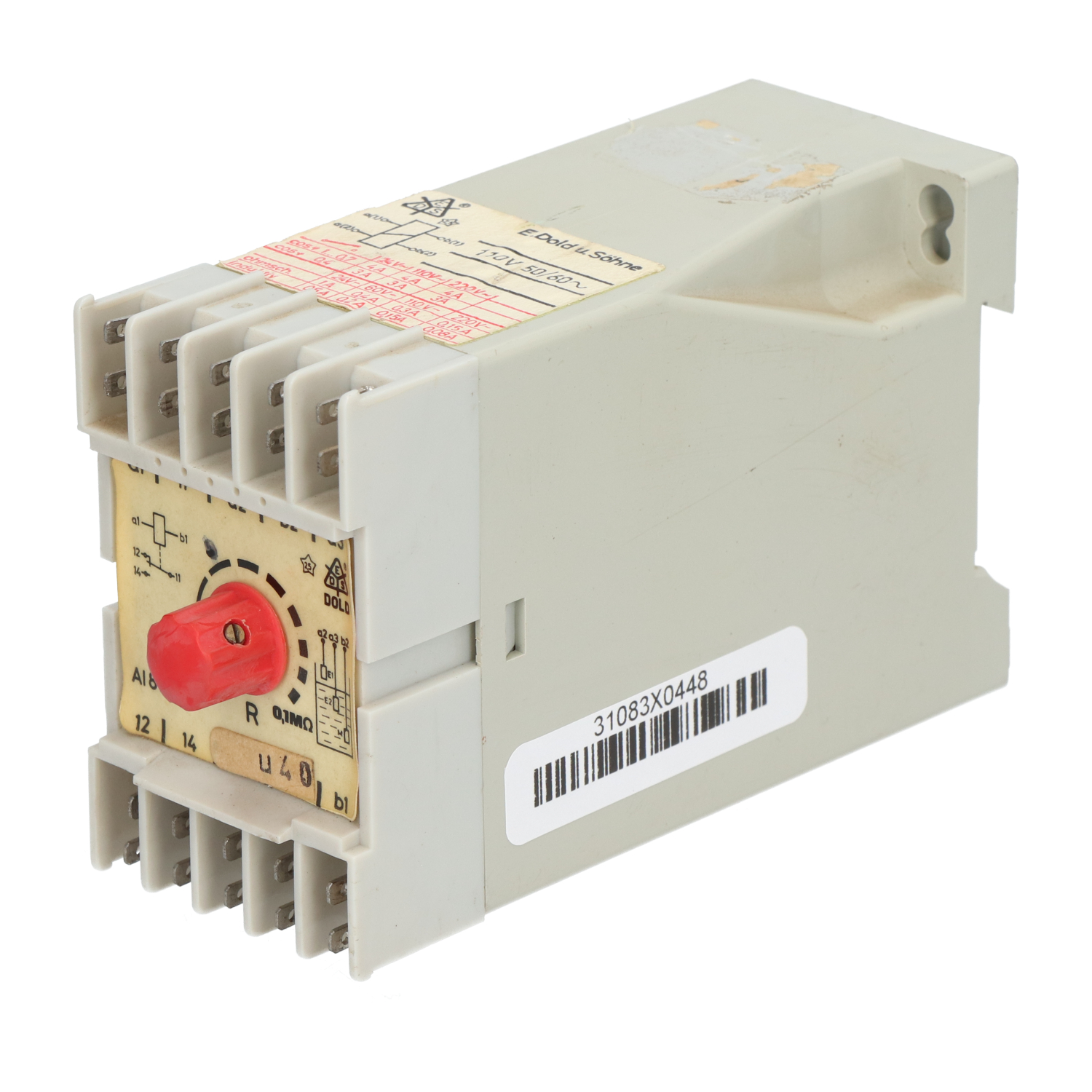 E. Dold & Sohne Kg AI872F Undercurrent Relay Used UMP