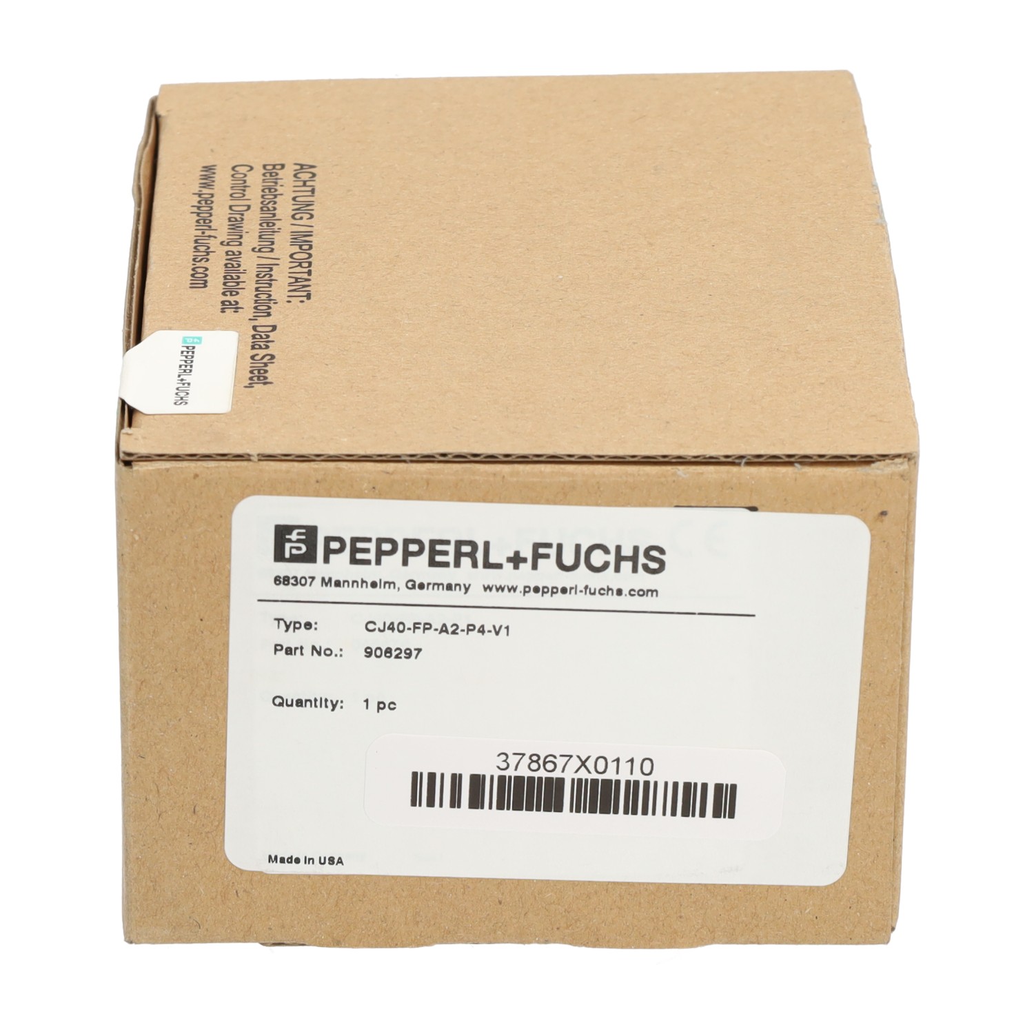 Pepperl+Fuchs CJ40-FP-A2-P4-V1 New NFP Sealed