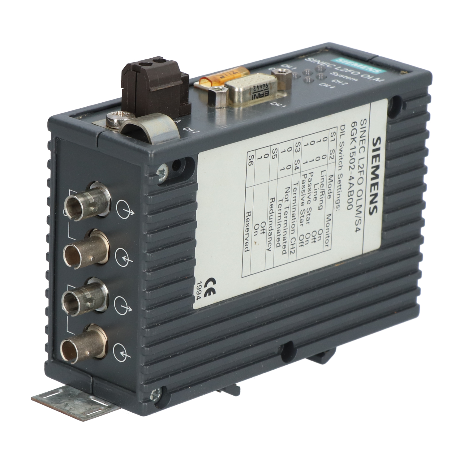 Siemens 6GK1502-4AB00 SINEC OLM/S4 Optical Link Module Used UMP