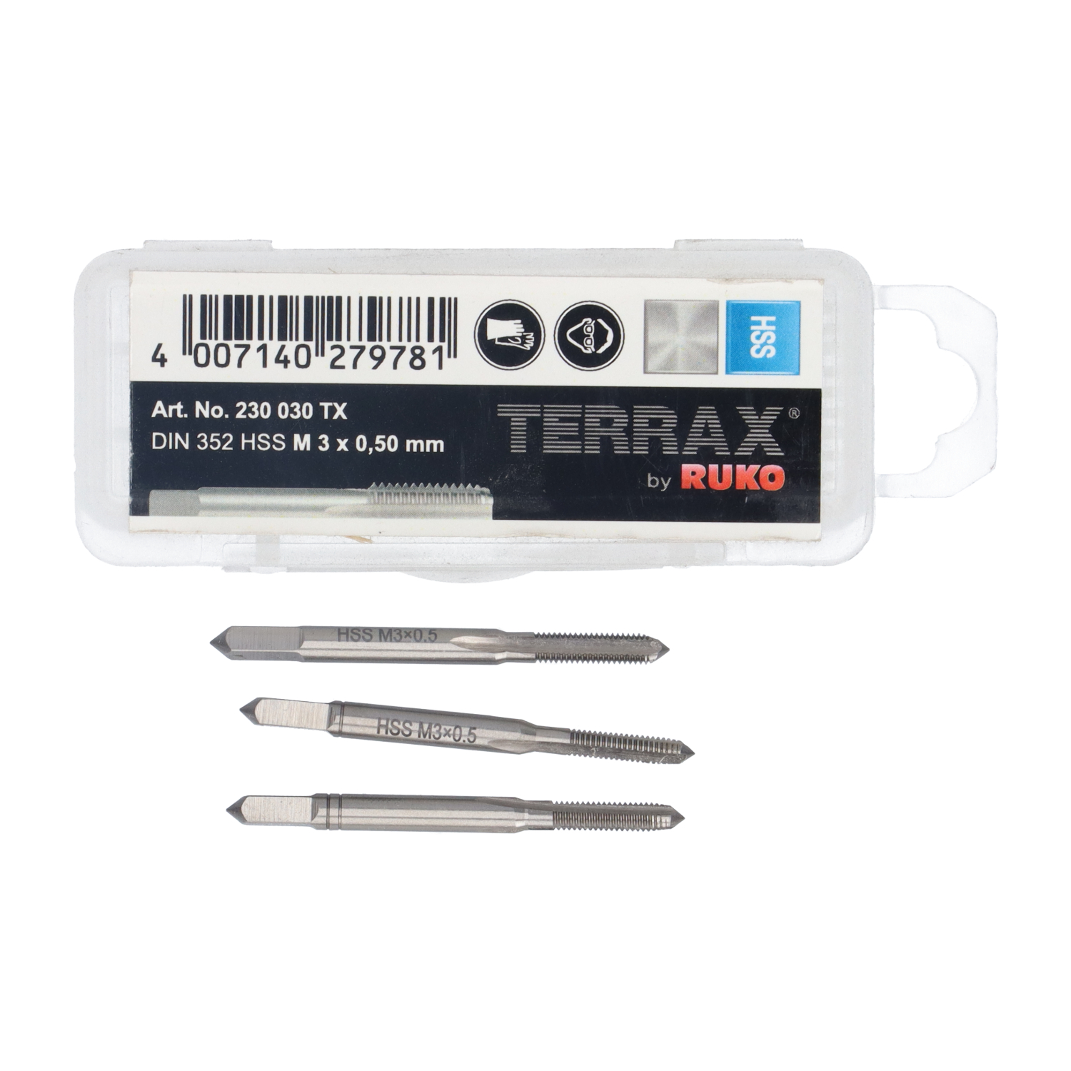 Ruko 230030TX Thread Cutting Tap Set New NFP