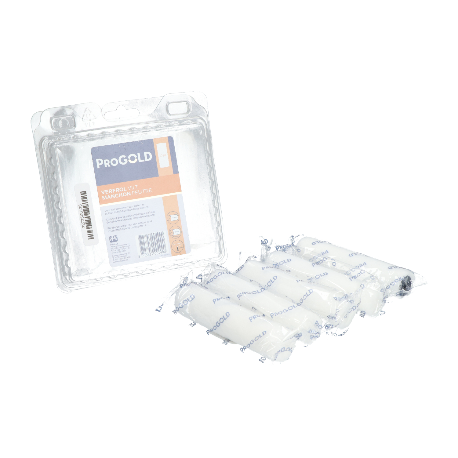 Progold 150610 Paint Roller New NFP (5pcs)