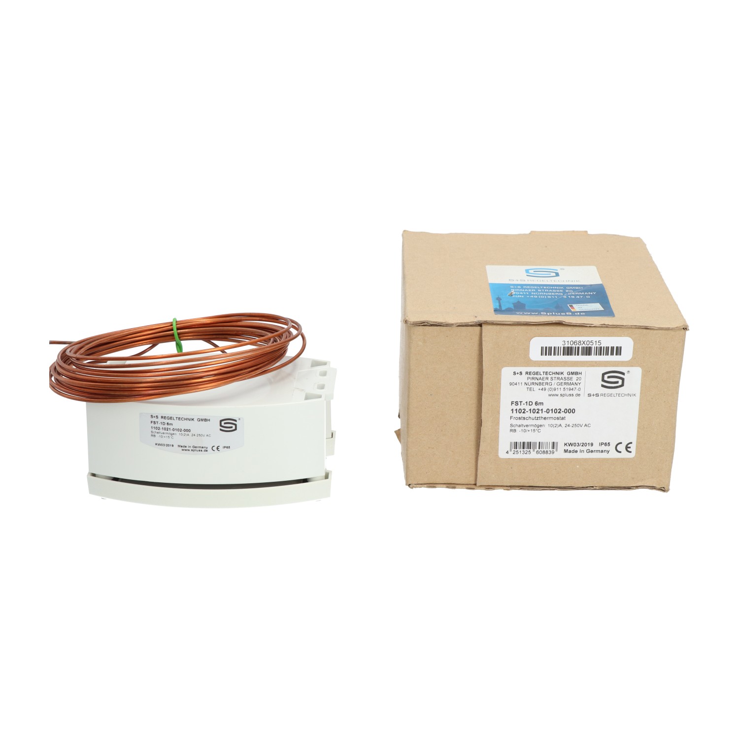 S+S Regeltechnik FST-1D Frost Protection Thermostat New NFP