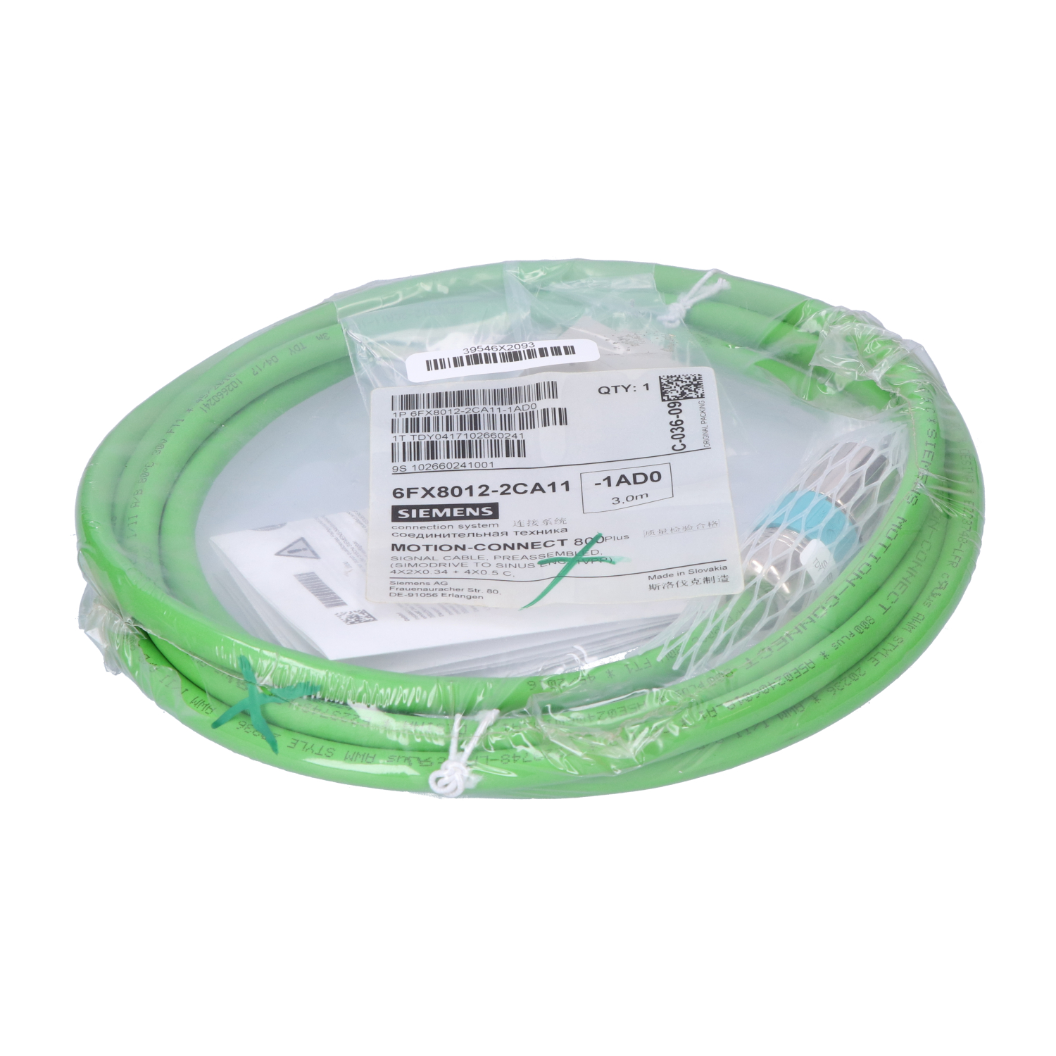 Siemens 6FX8012-2CA11-1AD0 New NFP Sealed