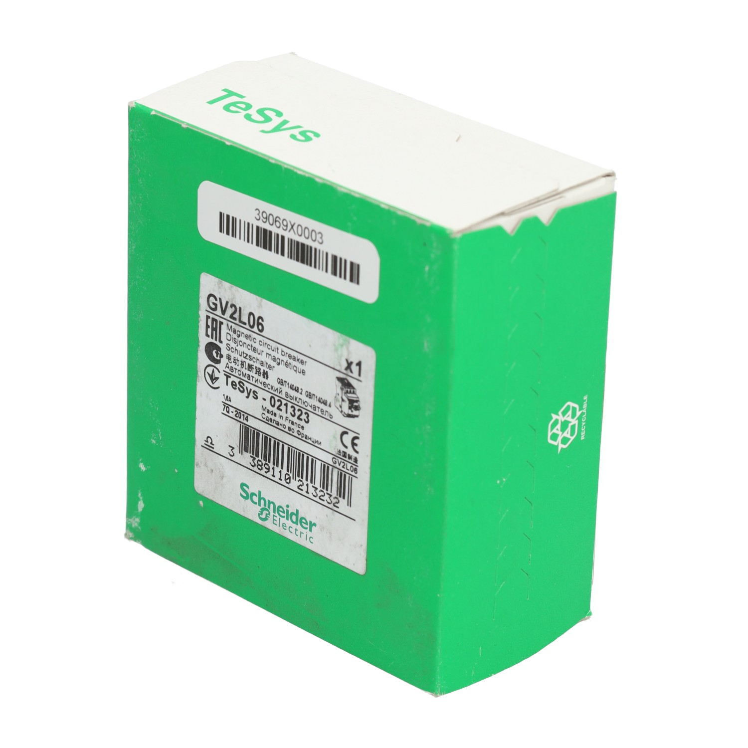 Schneider Electric GV2L06 Magnetic Circuit Breaker New NFP Sealed