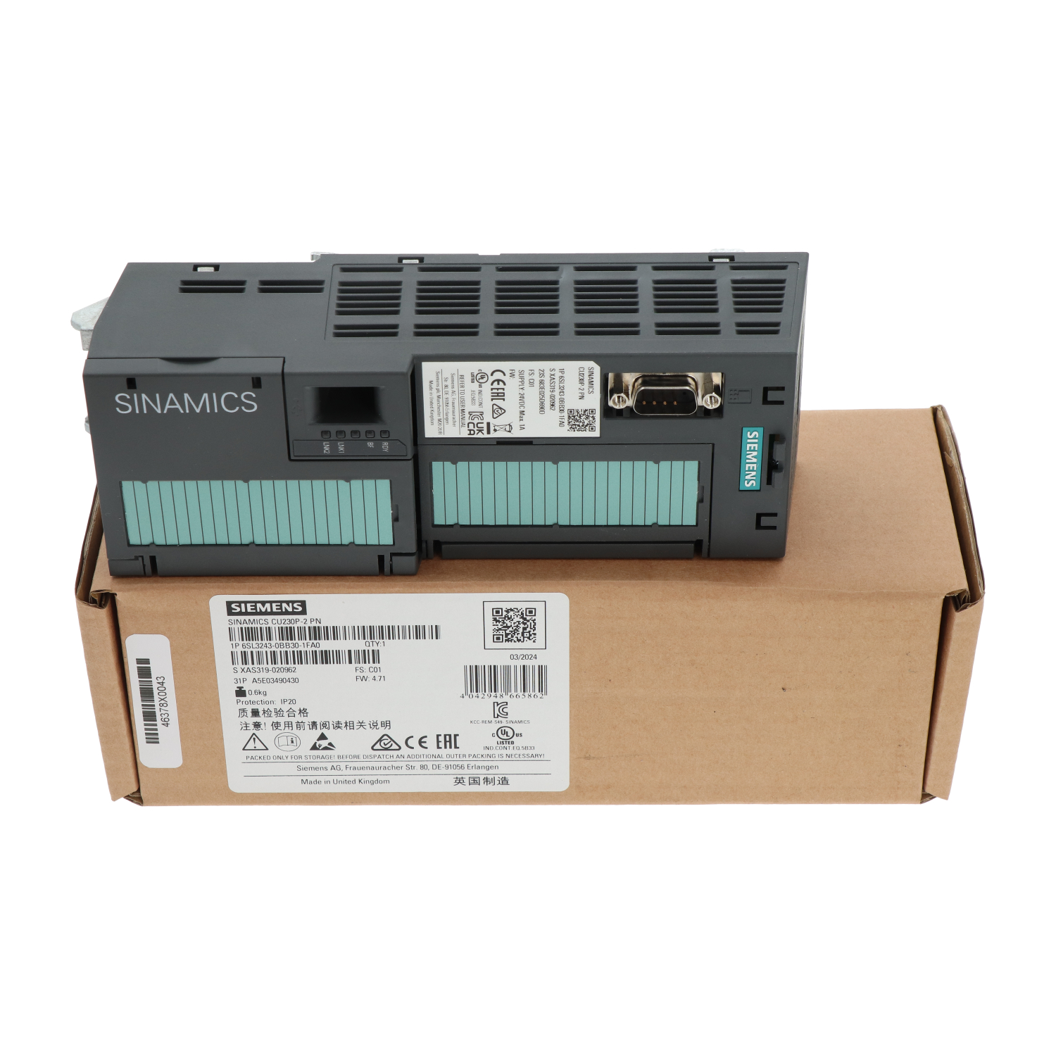 Siemens 6SL3243-0BB30-1FA0 New NFP