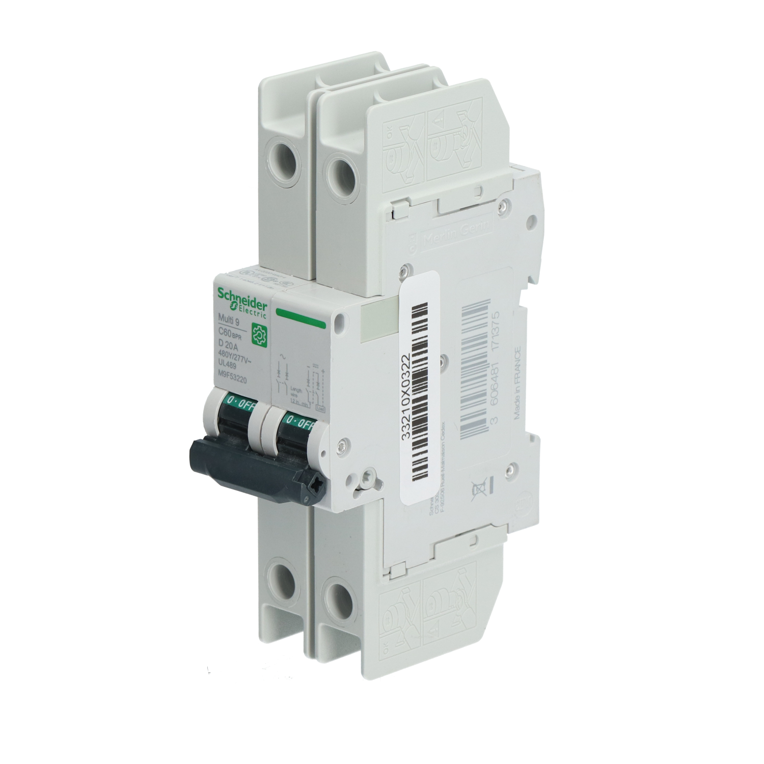 Schneider Electric M9F53220 Miniature Circuit Breaker - 2P New NMP