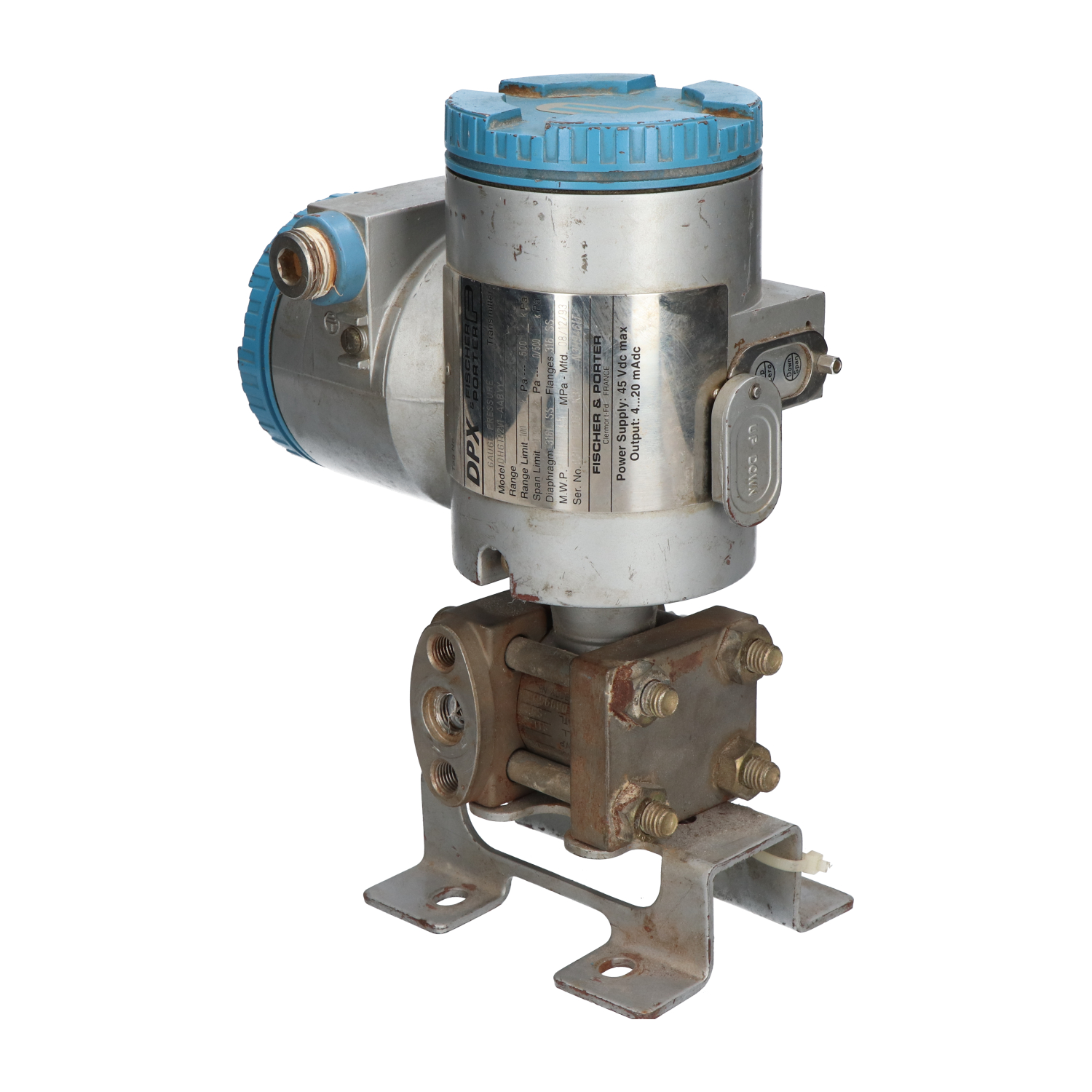 Dpx & Fisher Porter DHGT02V1-AABYY Gauge Pressure Transmitter IN:45VDC Used UMP