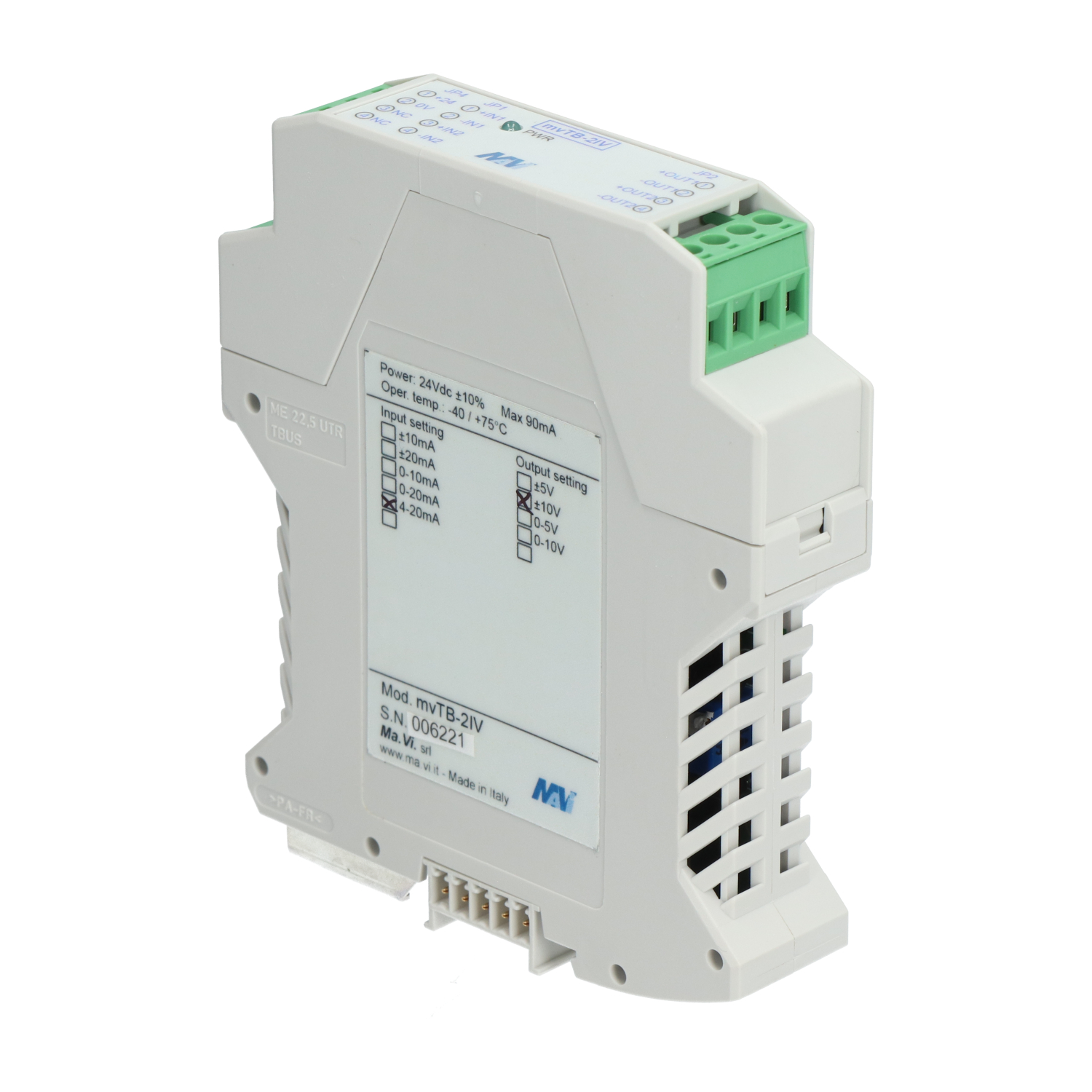 Mavi MVTB-2IV I/O Module New NMP