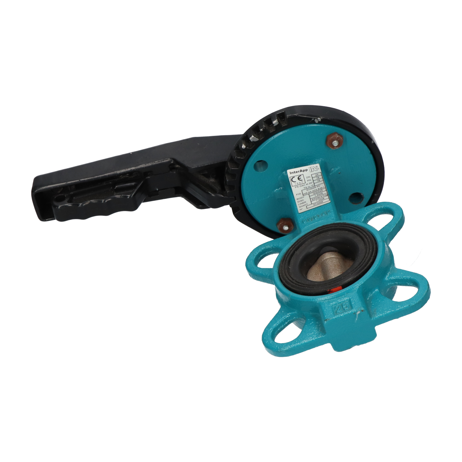 InterApp D10025.33 Butterfly Valve Most Industrial Applications Used UMP