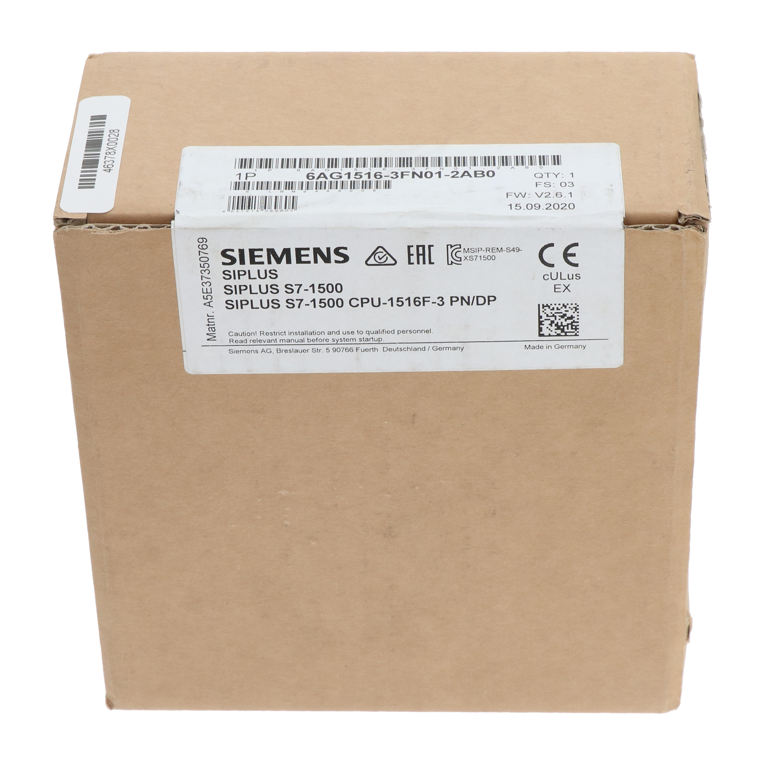 Siemens 6AG1516-3FN01-2AB0 New NFP Sealed