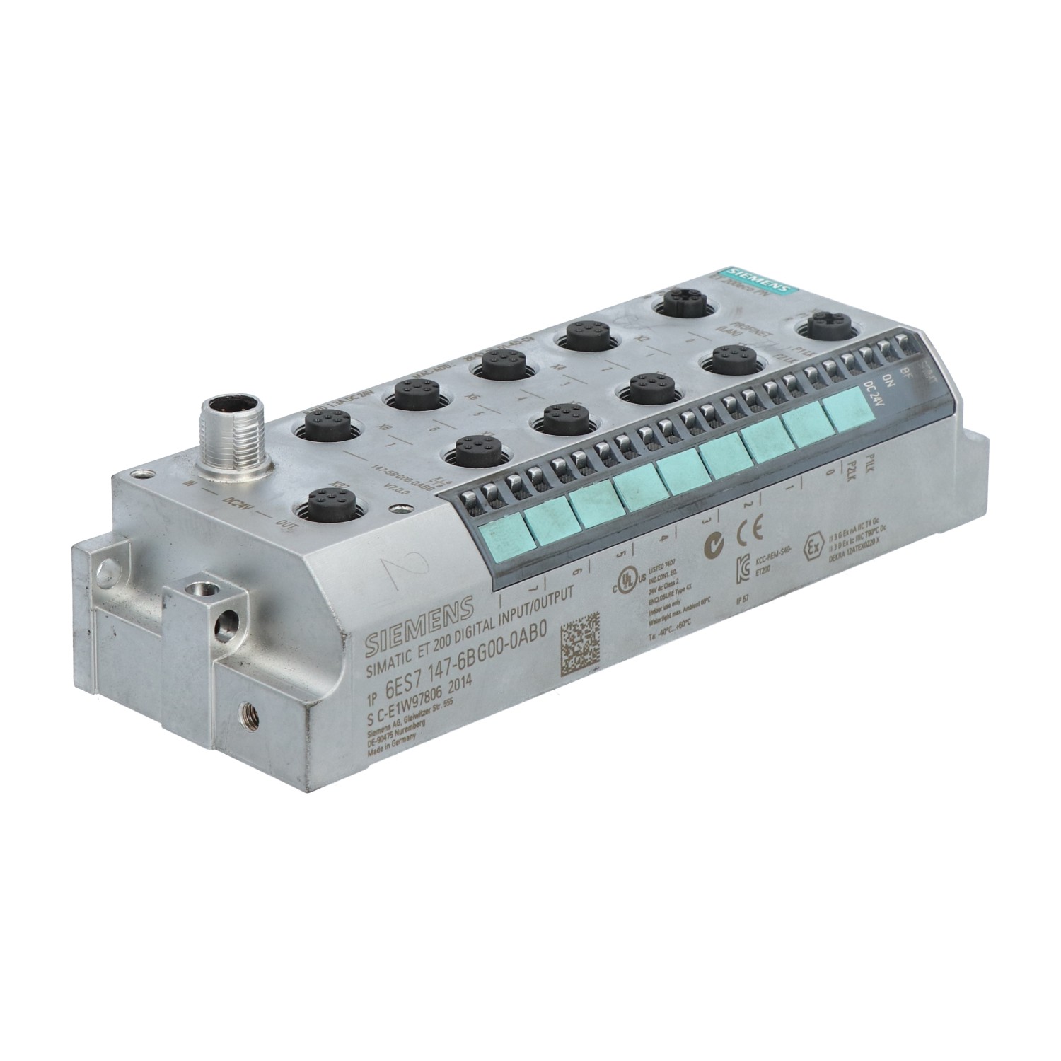 Siemens 6ES7147-6BG00-0AB0 SIMATIC DP Digital I/O Module Used UMP