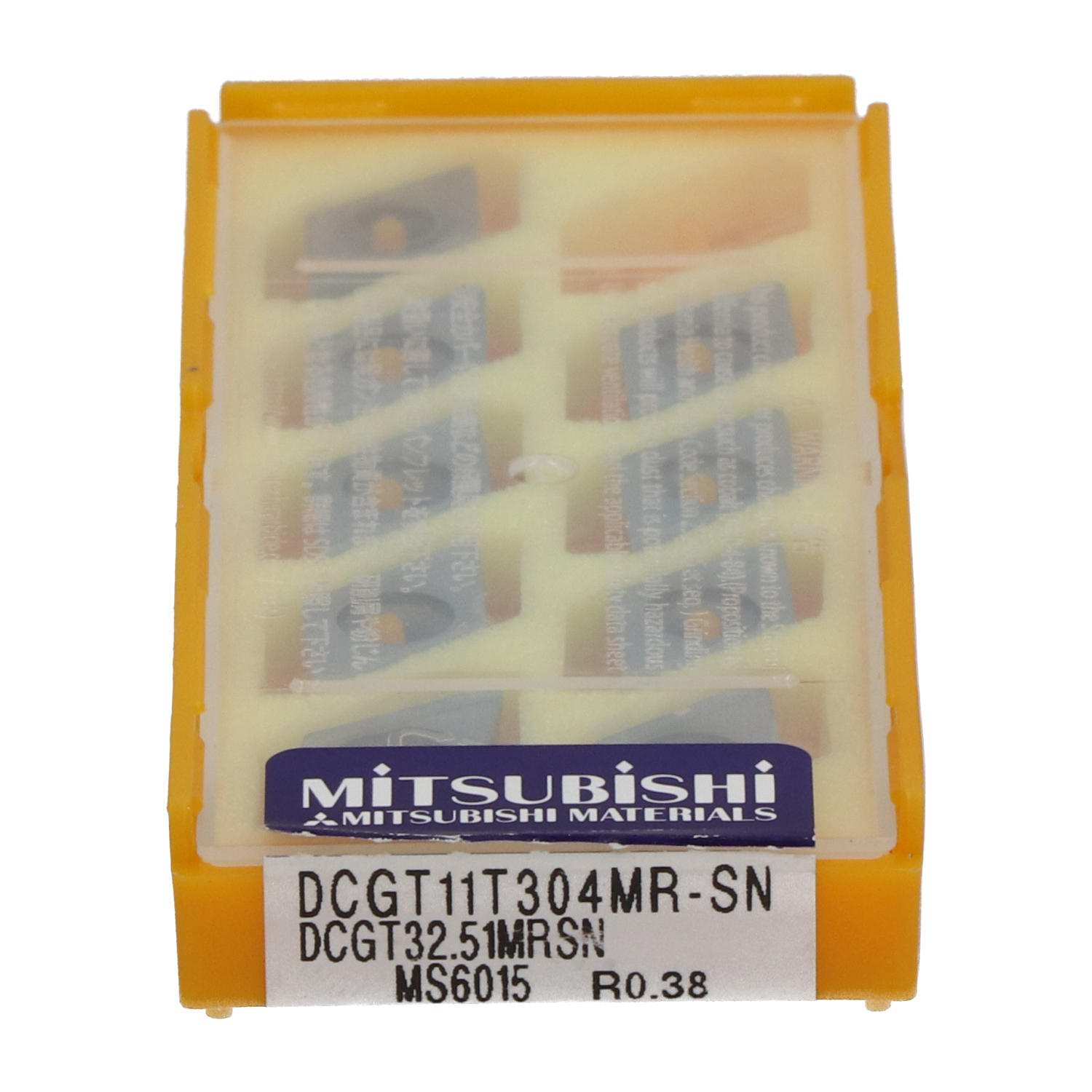 Mitsubishi DCGT11T304MR-SNMS6015 Insert DCGT11T304MR-SN MS6015 New NFP (9pcs)