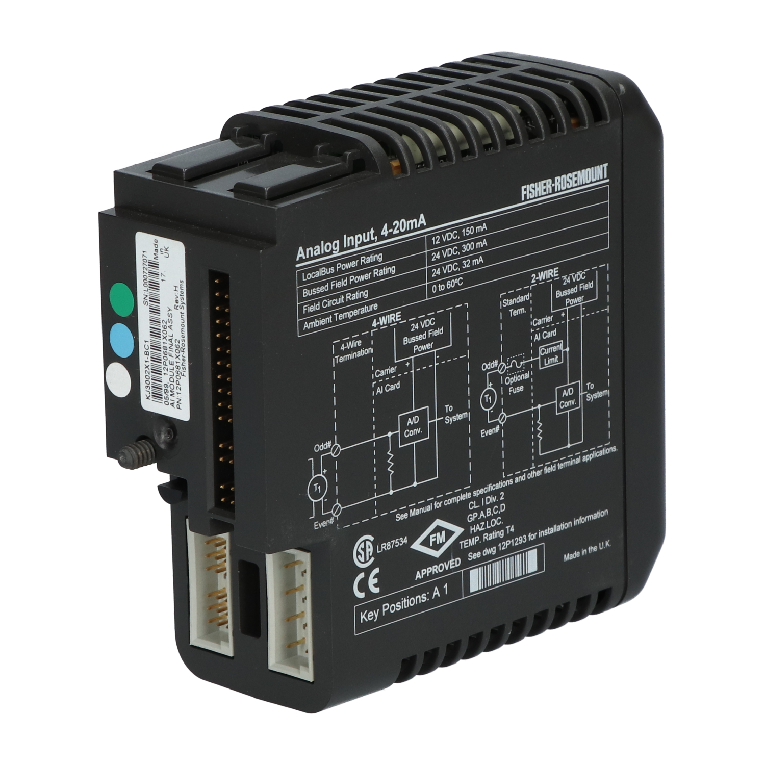 Fisher-Rosemount Systems 12P0681X062 AI Module New NMP