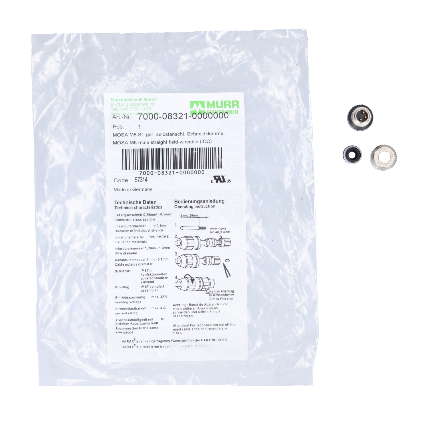 Murr Elektronik 7000-08321-0000000 New NFP