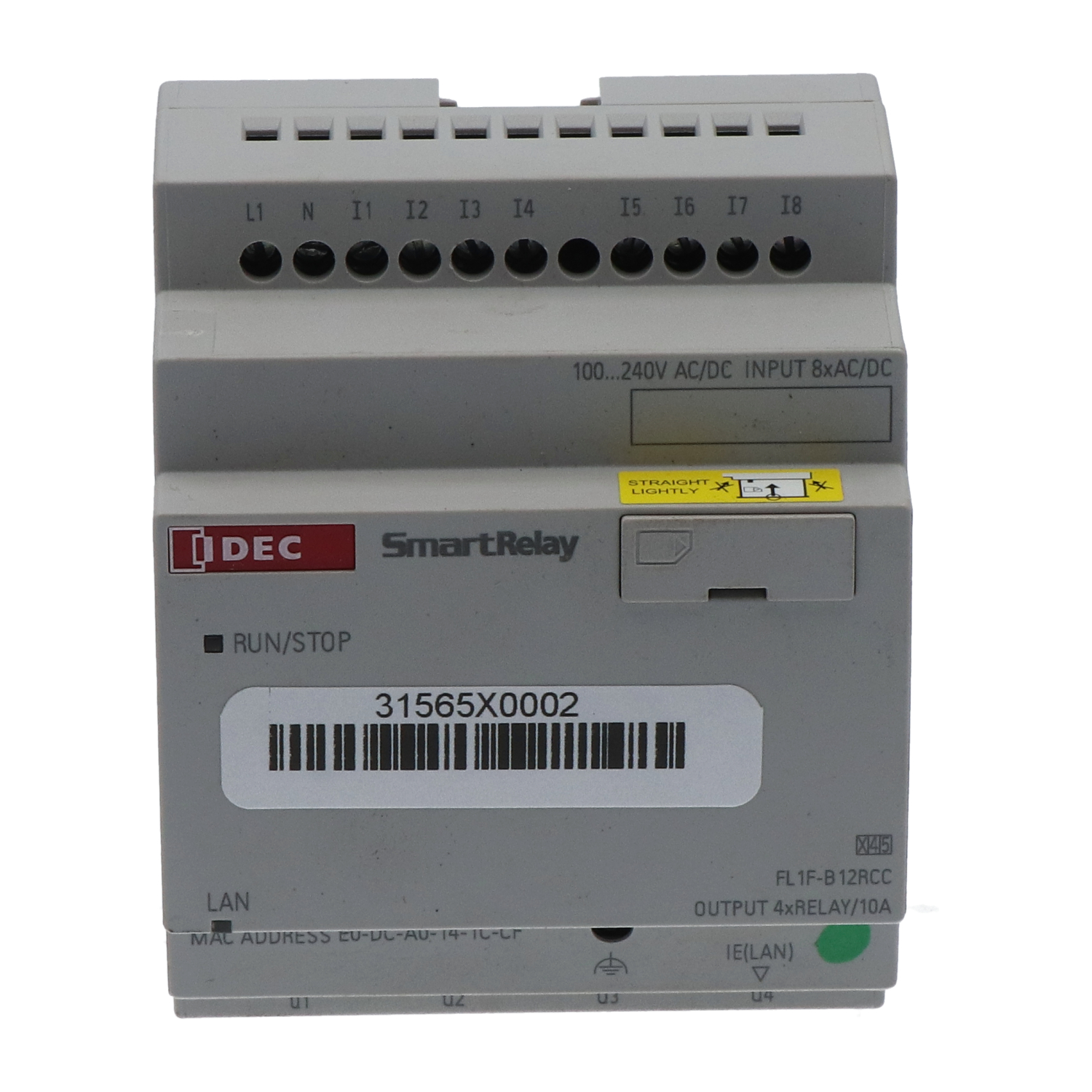 Idec FL1F-B12RCC Smart Relay Used UMP