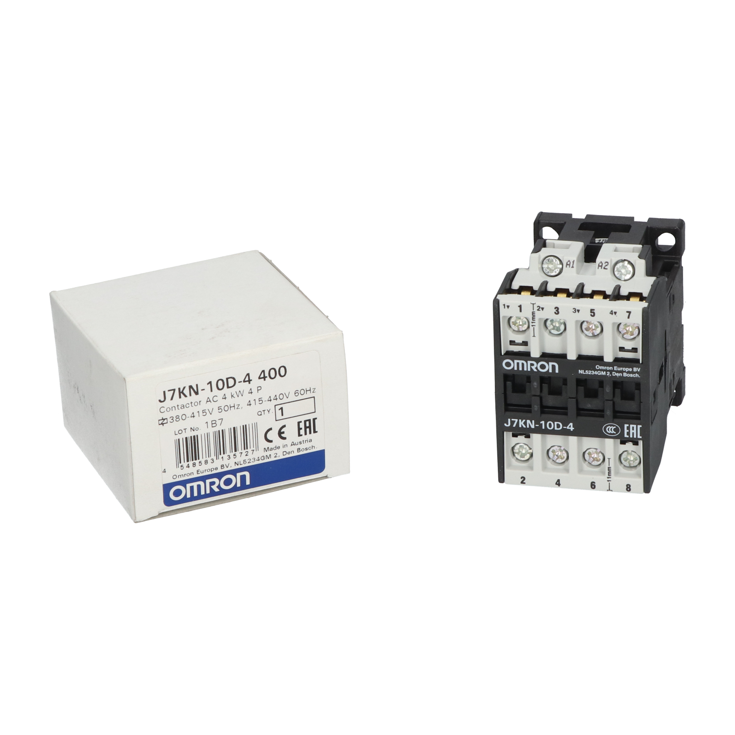 Omron J7KN-10D-4-400 Motor Contactor New NFP