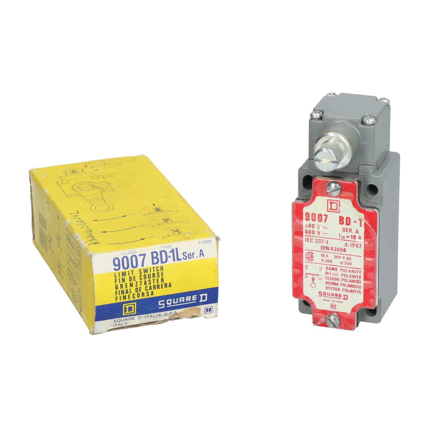 Square D 9007BD-1 Limit Switch New NFP